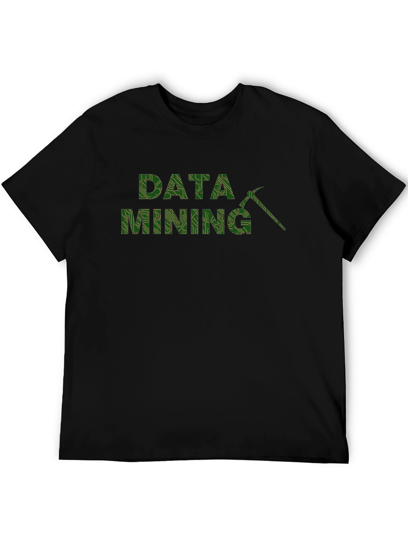 Data Mining Graphic Tee - Black