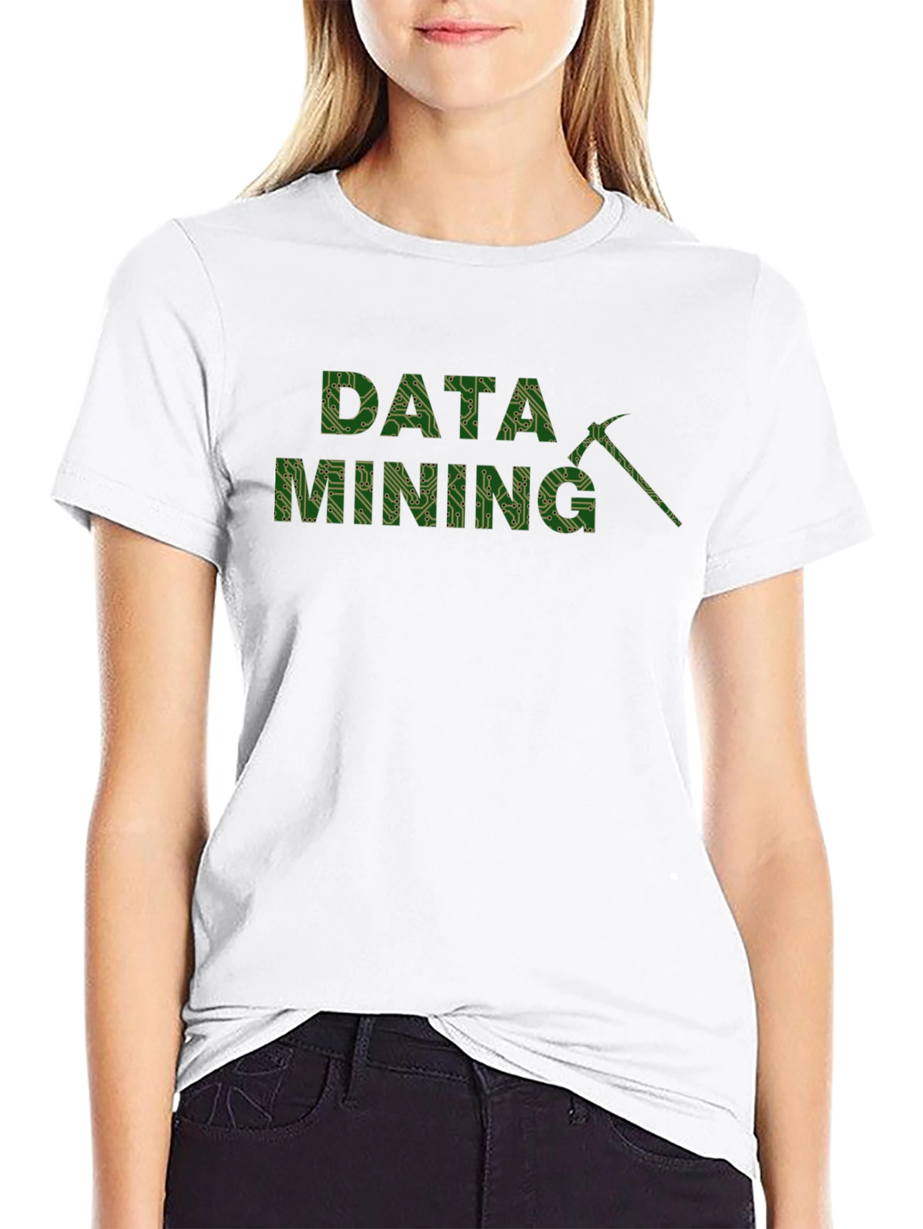 Data Mining Graphic Tee - Black