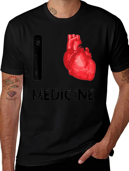 I Heart Medicine T-Shirt - Medical Theme Tee