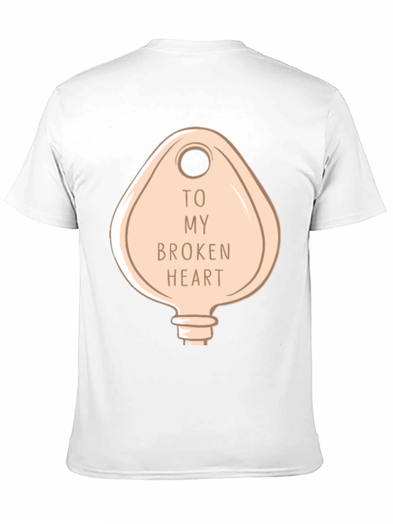 Key to My Broken Heart Graphic T-Shirt - Black