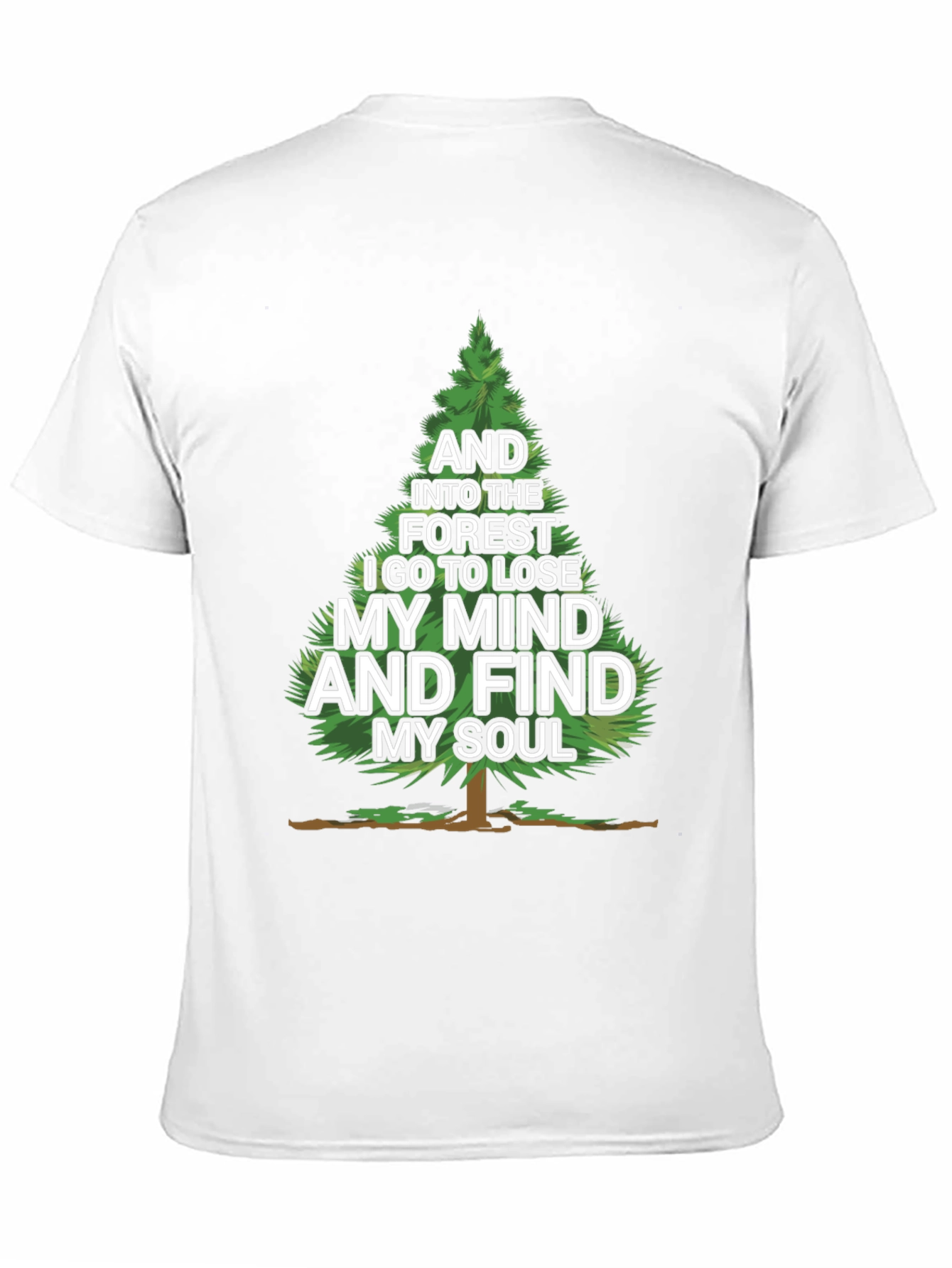 Forest Mind Soul T-Shirt - Nature Lover Tee