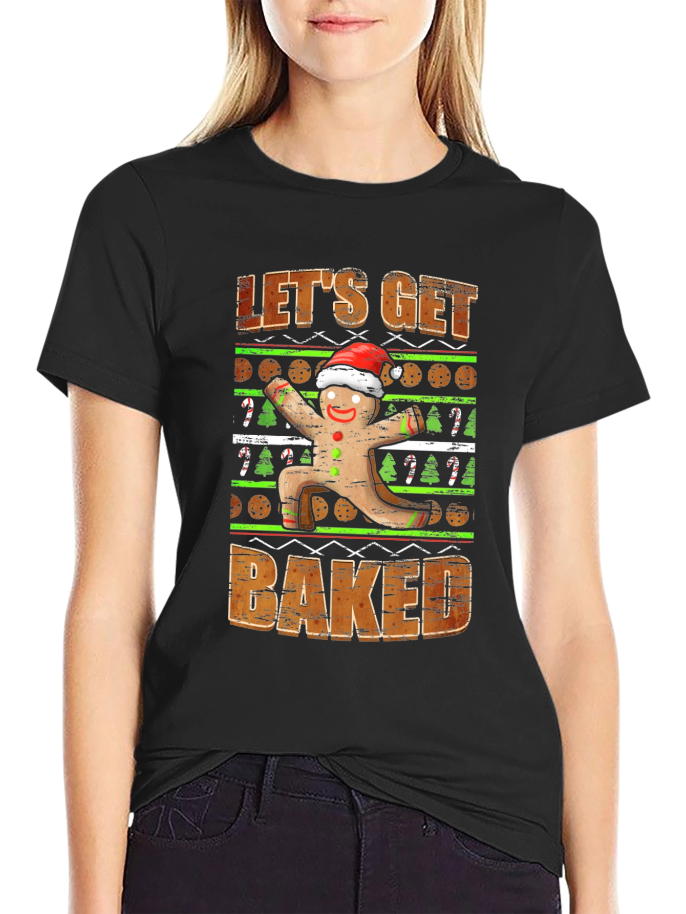 Lets Get Baked Gingerbread T-Shirt