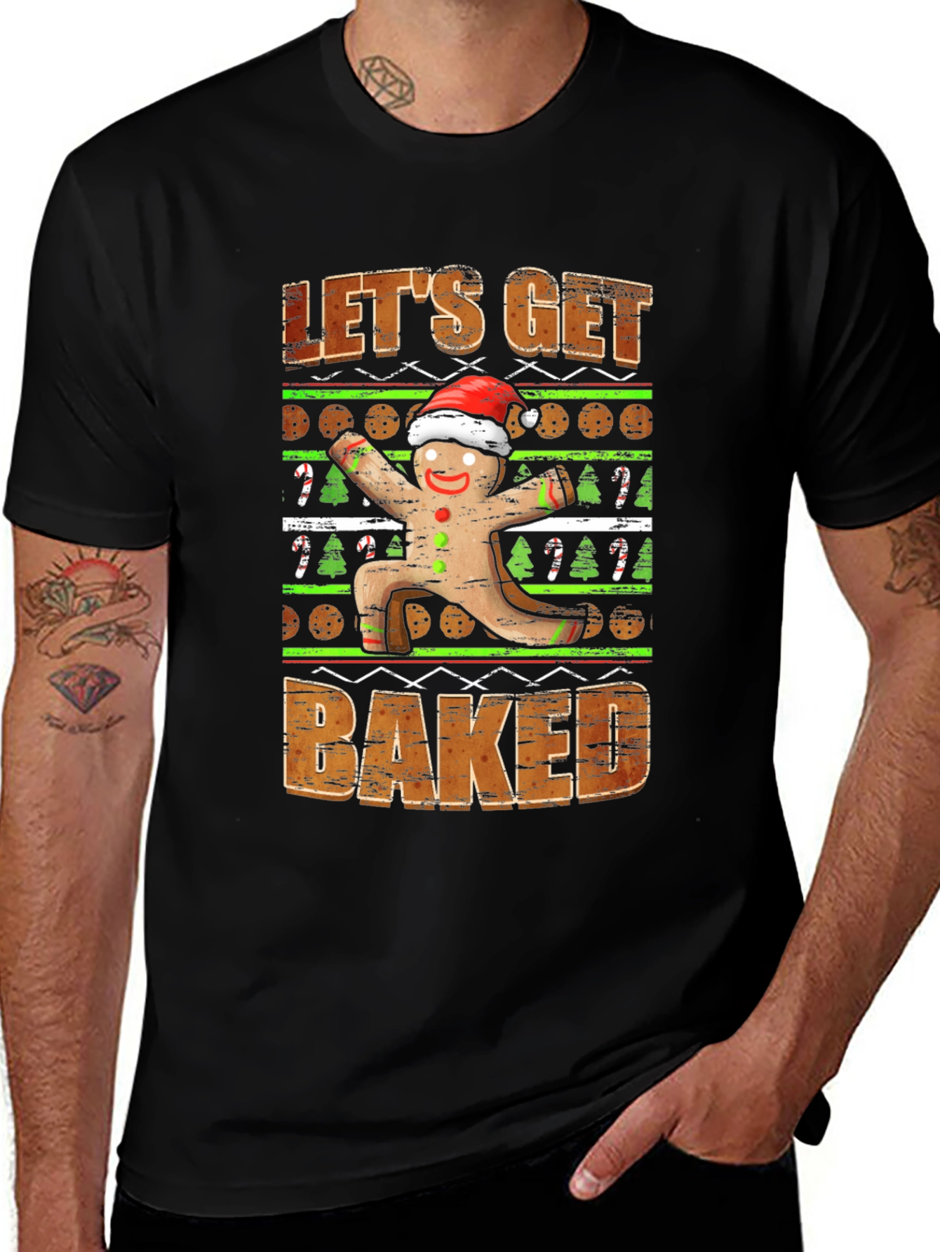 Lets Get Baked Gingerbread T-Shirt
