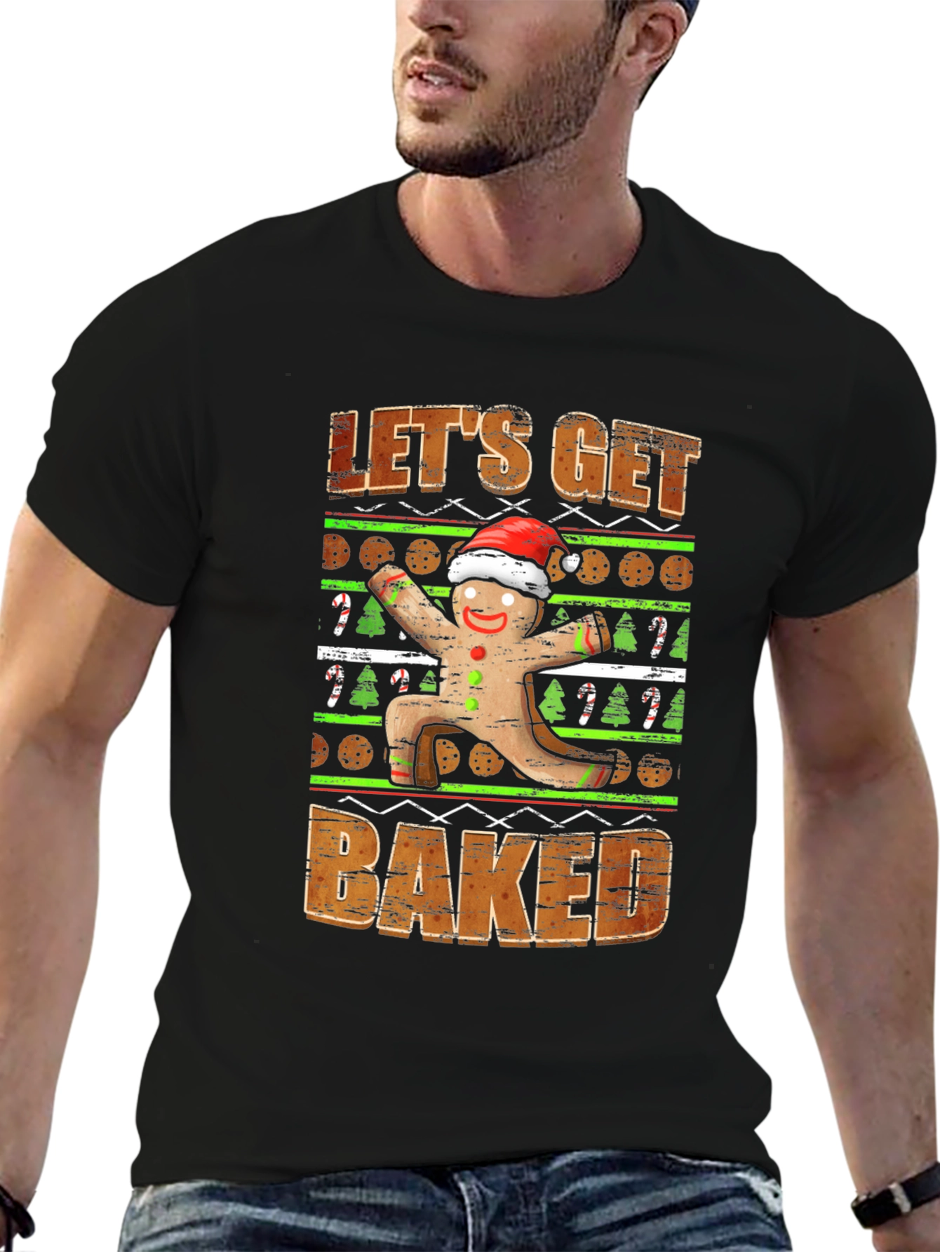 Lets Get Baked Gingerbread T-Shirt
