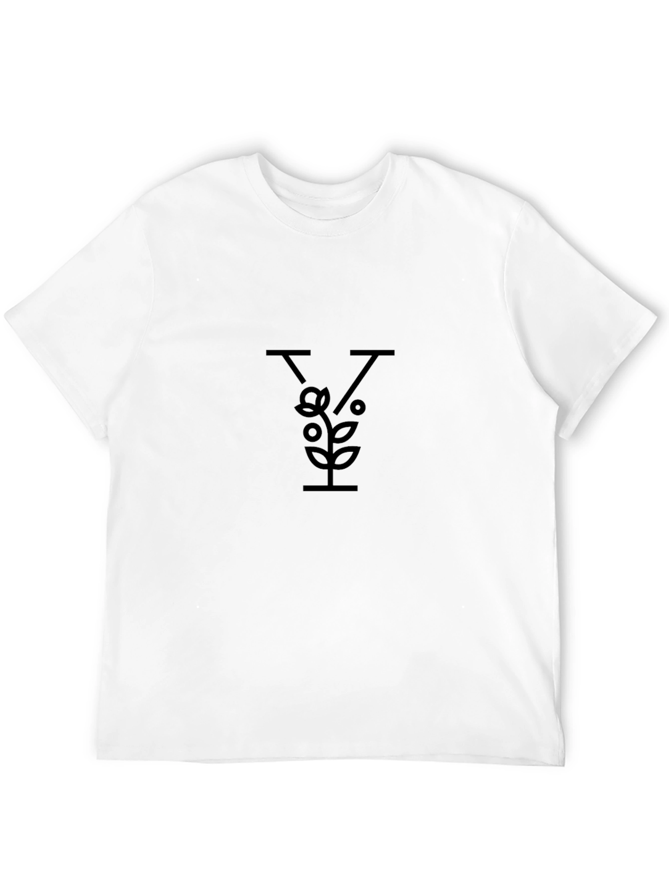 Botanical Letter Y Graphic Tee