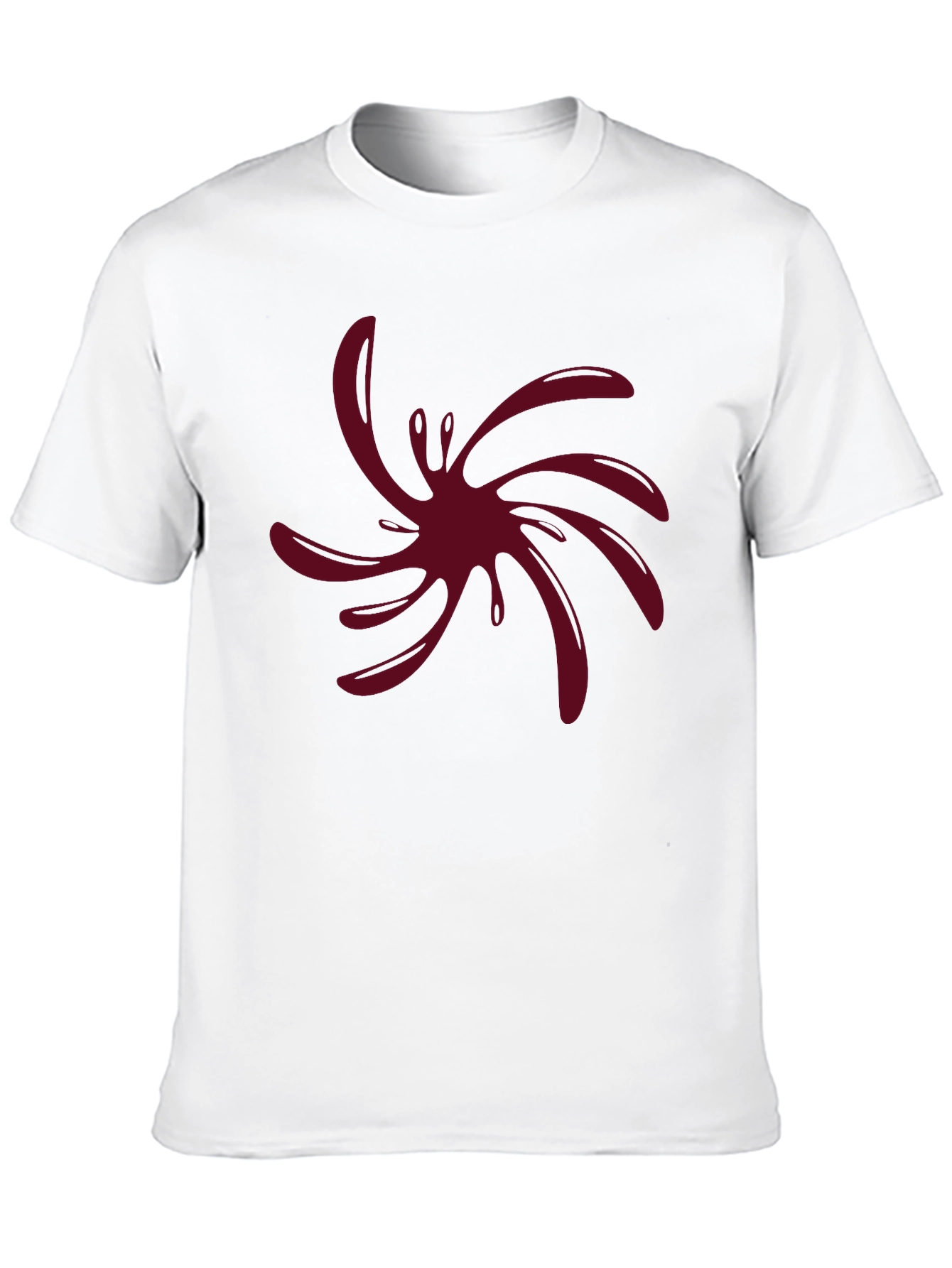 Abstract Splatter Graphic Tee - Modern Design