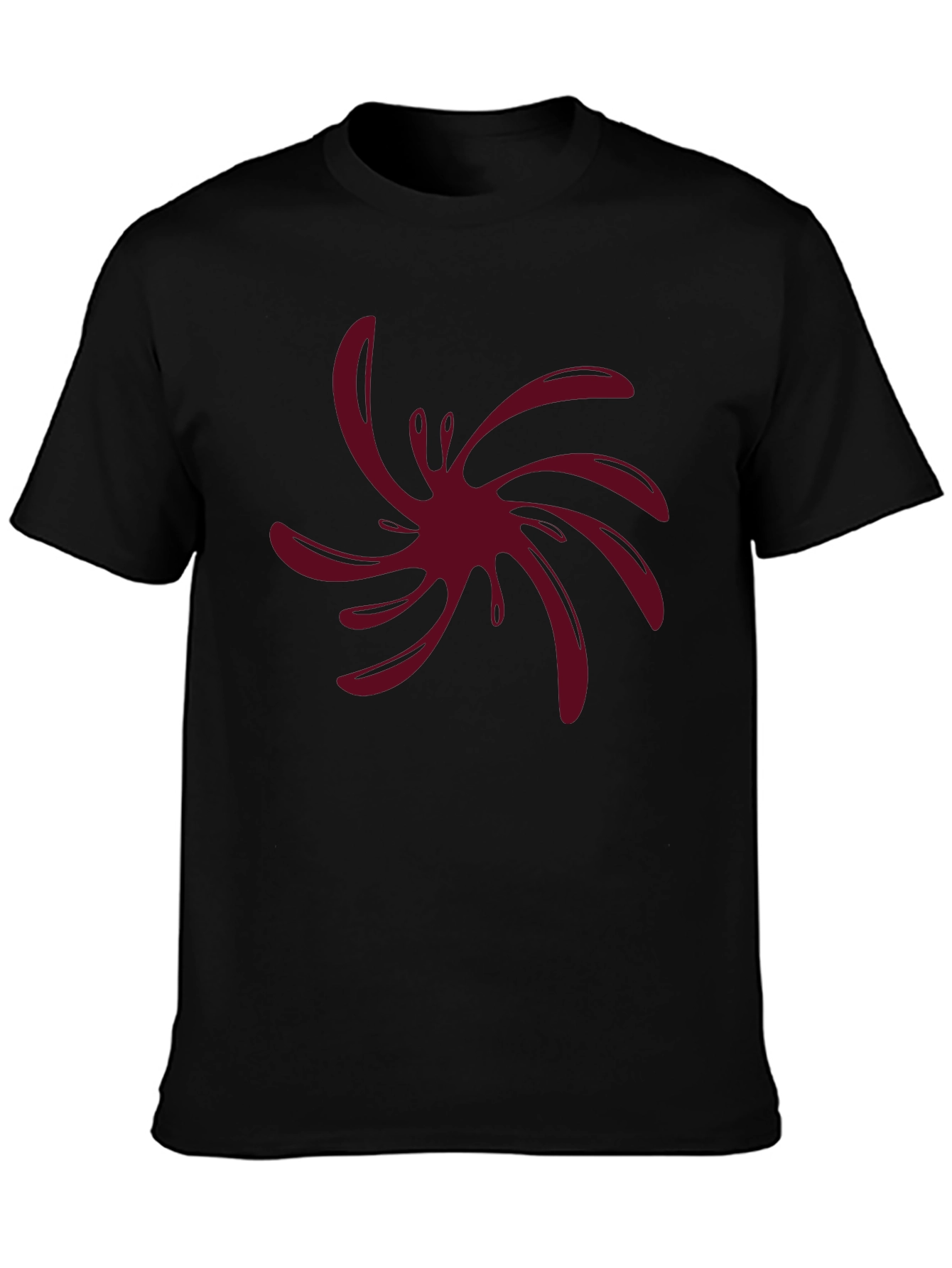 Abstract Splatter Graphic Tee - Modern Design