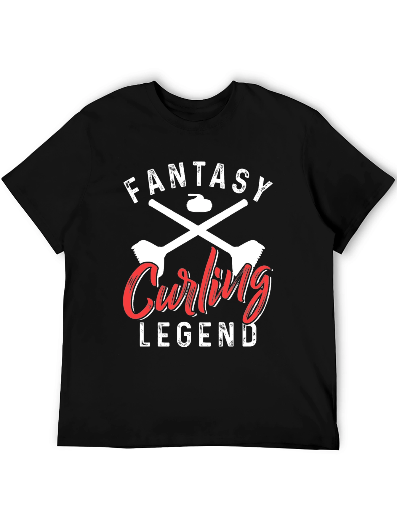 Fantasy Curling Legend Graphic T-Shirt