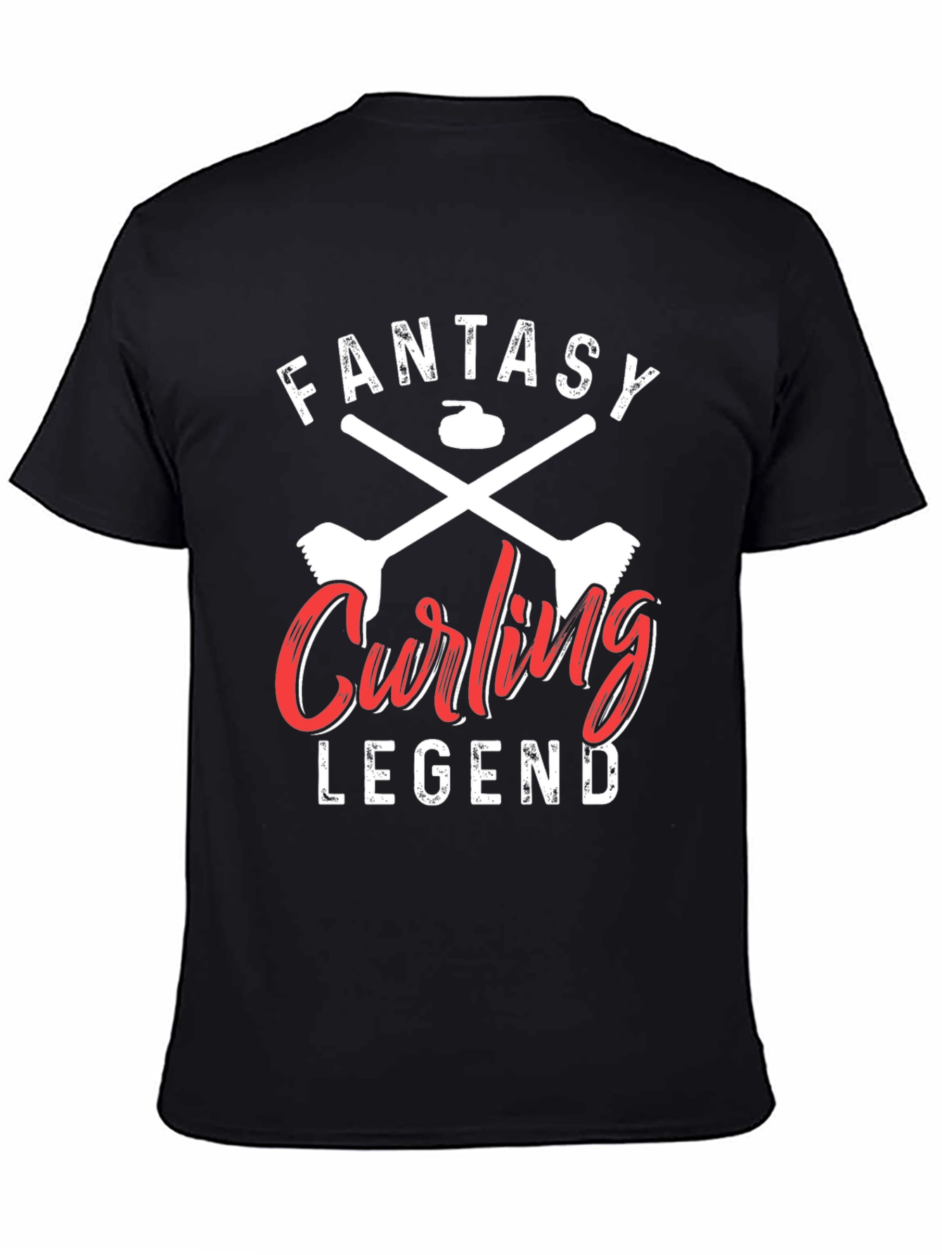 Fantasy Curling Legend Graphic T-Shirt