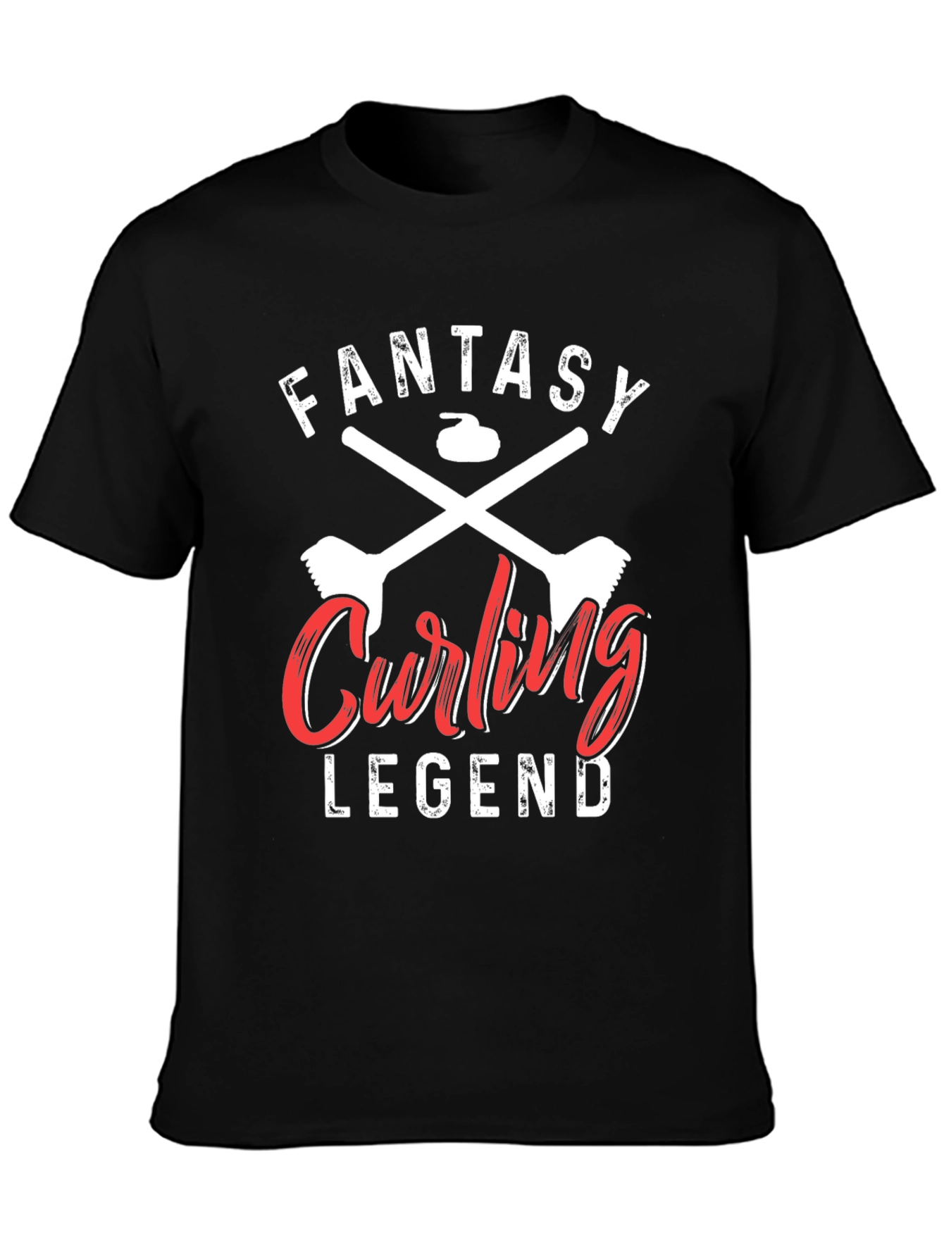 Fantasy Curling Legend Graphic T-Shirt