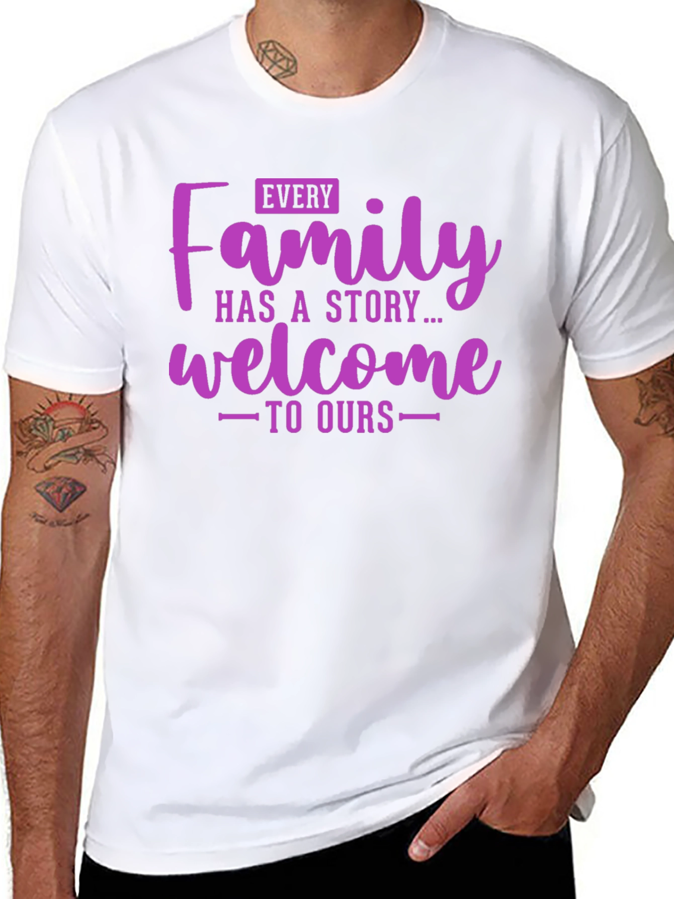 Family Story T-Shirt - Welcome to Ours Tee