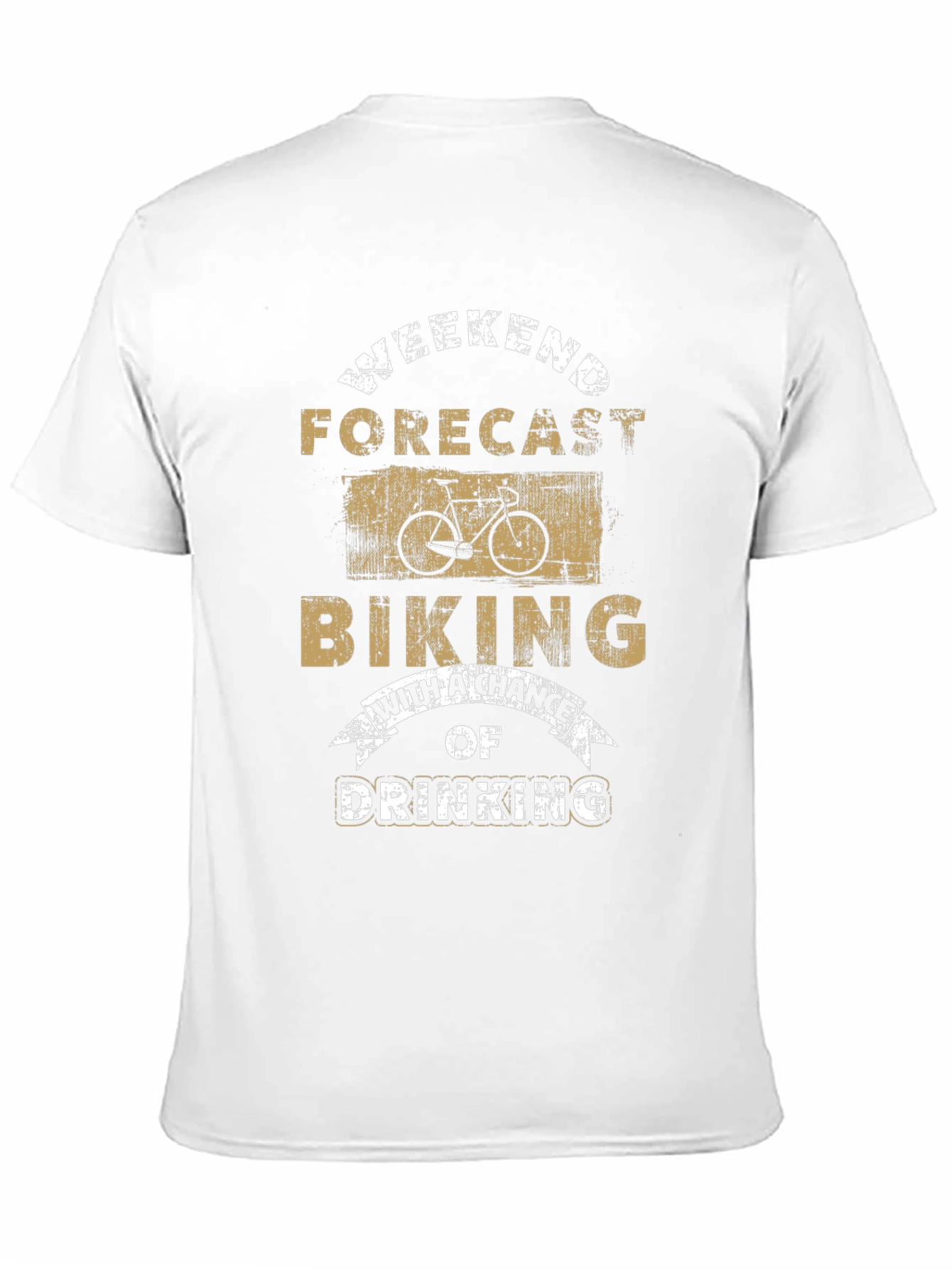 Weekend Forecast Biking T-Shirt