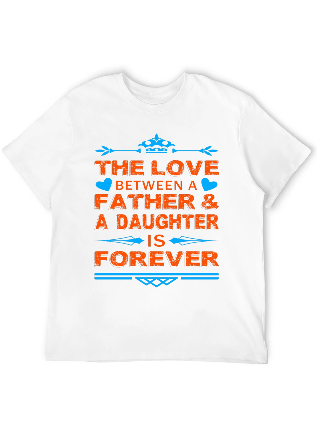 Father & Daughter Love Forever Black T-Shirt