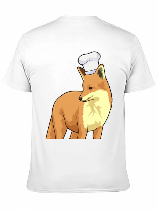 Chef Fox T-Shirt - Funny Animal Graphic Tee