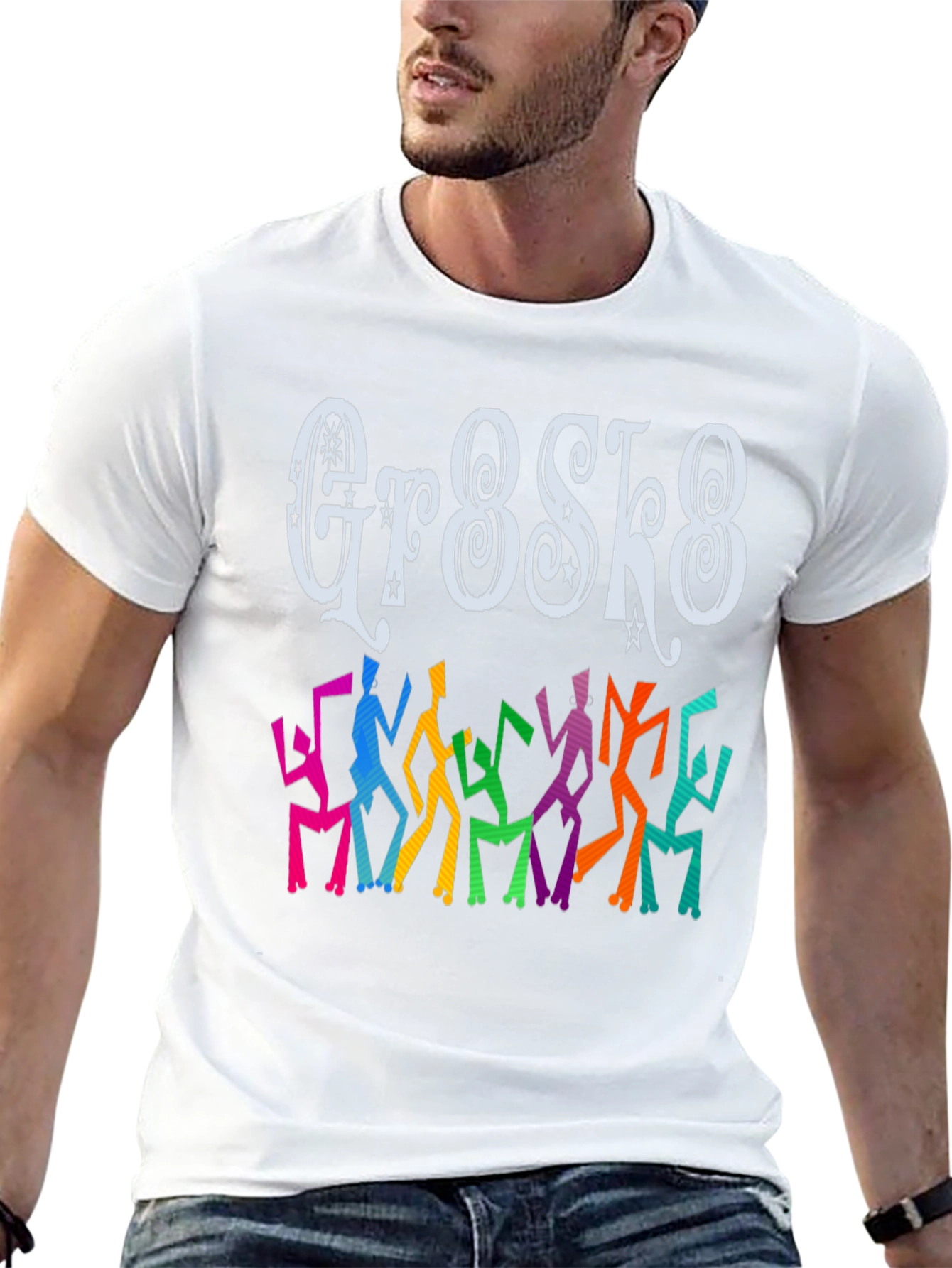 Groovy Gr8sk8 Dance T-Shirt - Black