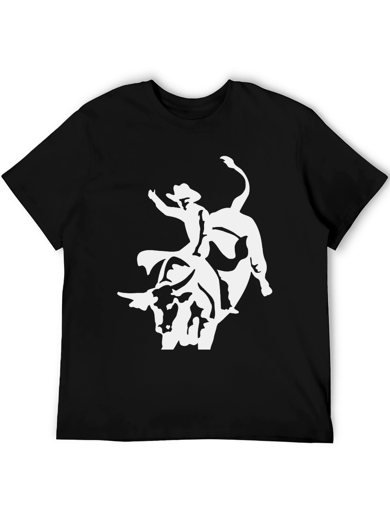 Black Bull Rider Graphic Tee