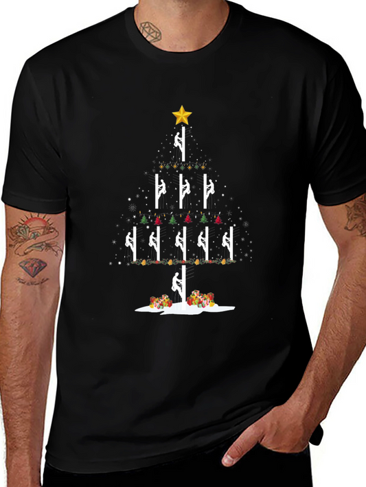 Christmas Pole Climber Tree T-Shirt