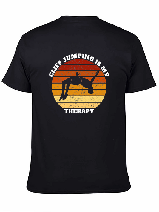 Cliff Jumping Therapy T-Shirt