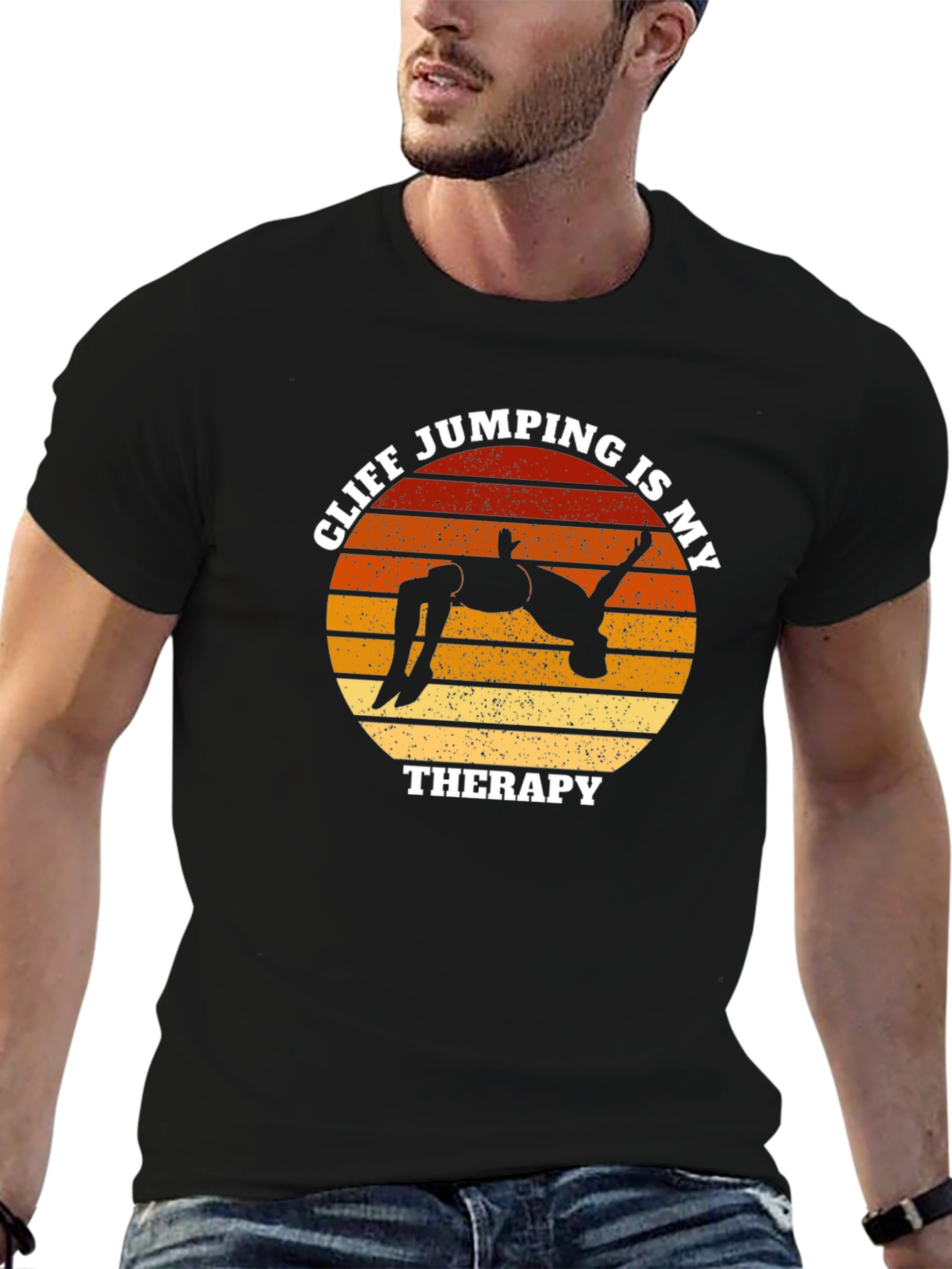 Cliff Jumping Therapy T-Shirt