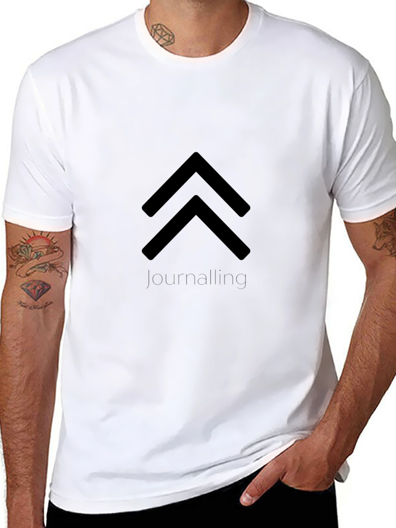 Minimalist Black Arrow Tee
