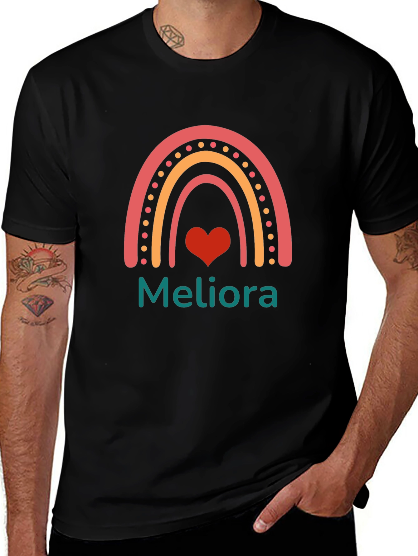Meliora Rainbow Heart T-Shirt
