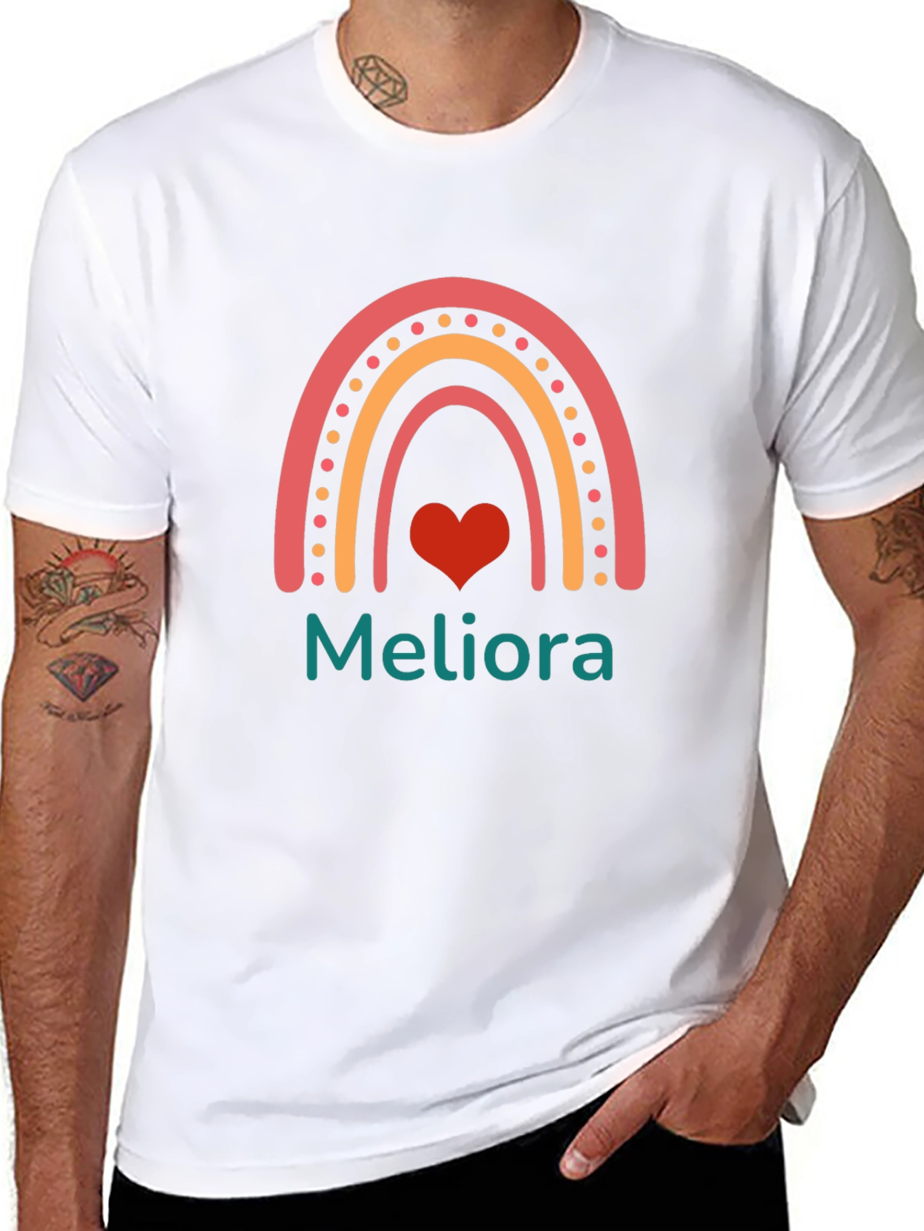 Meliora Rainbow Heart T-Shirt