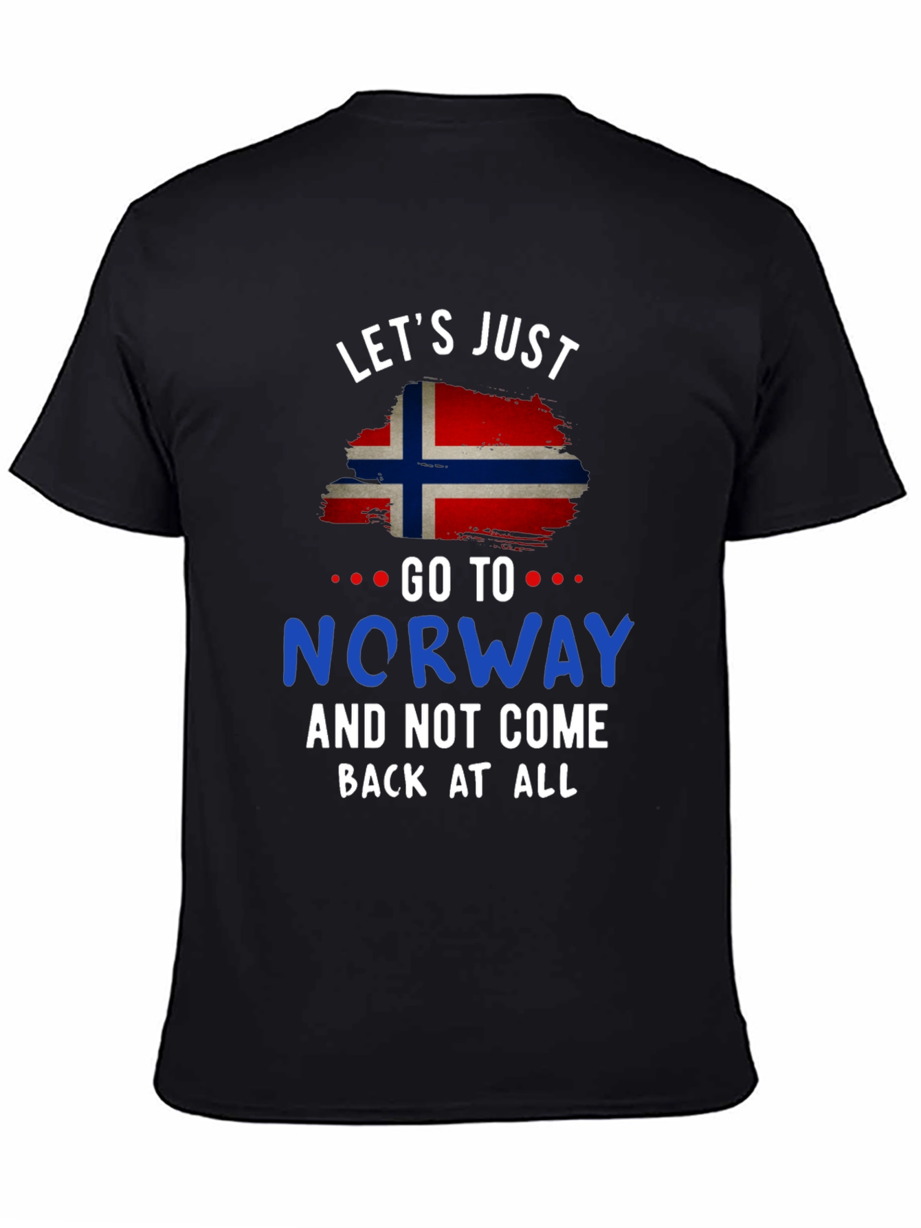 Norway Flag Graphic Tee - Lets Just Go!
