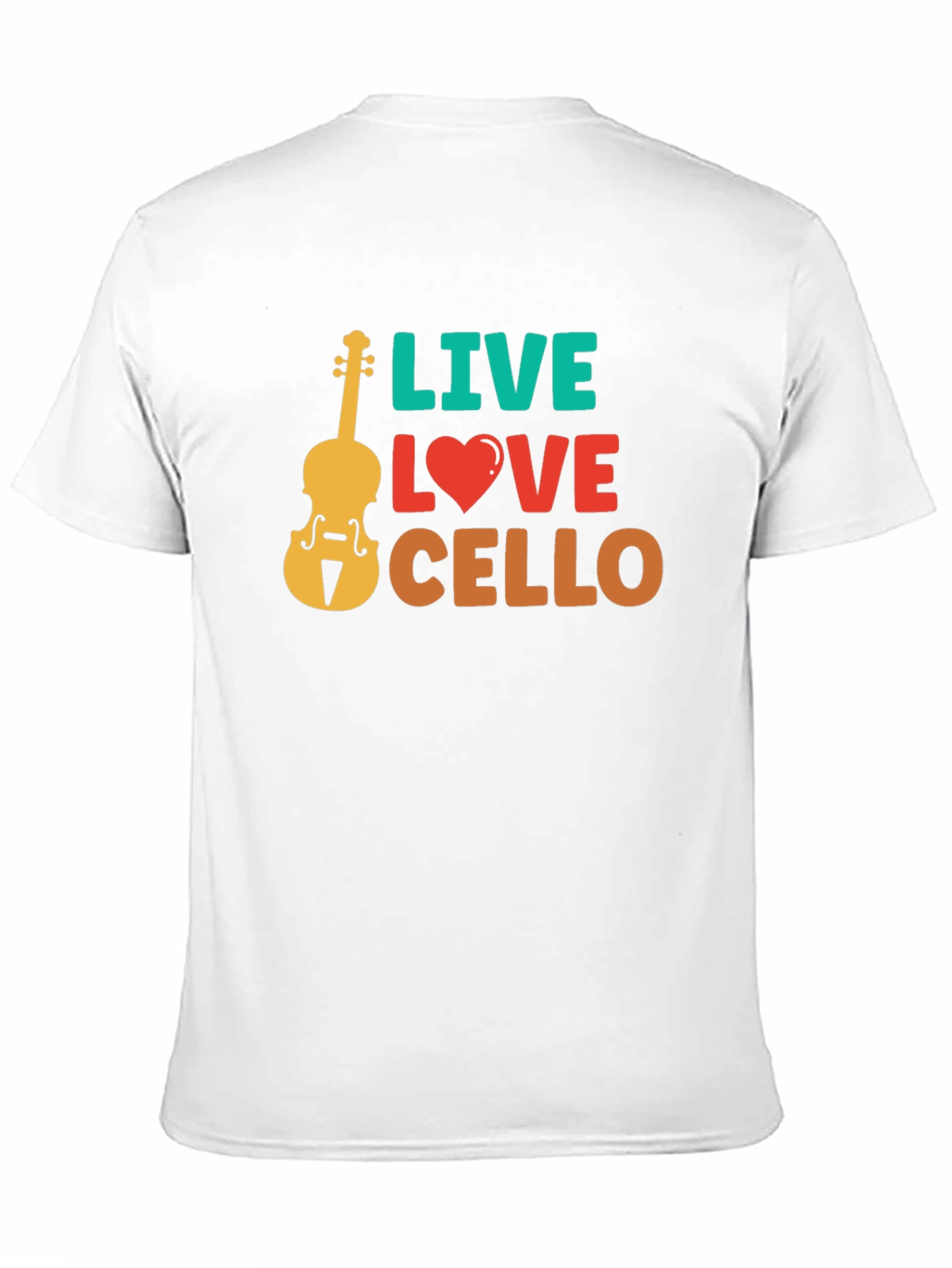 Live Love Cello Graphic T-Shirt