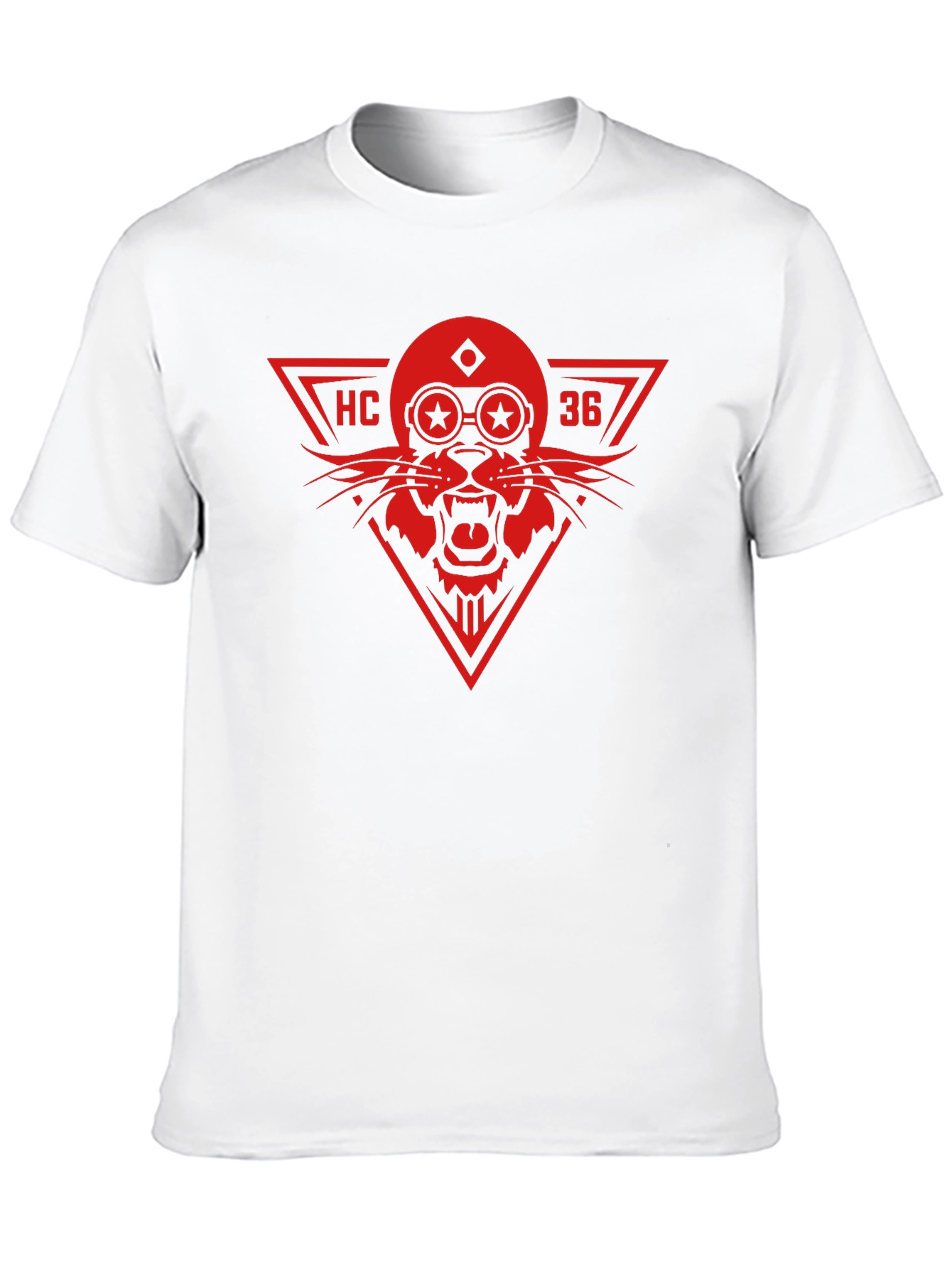 Red HC 36 Lion T-Shirt