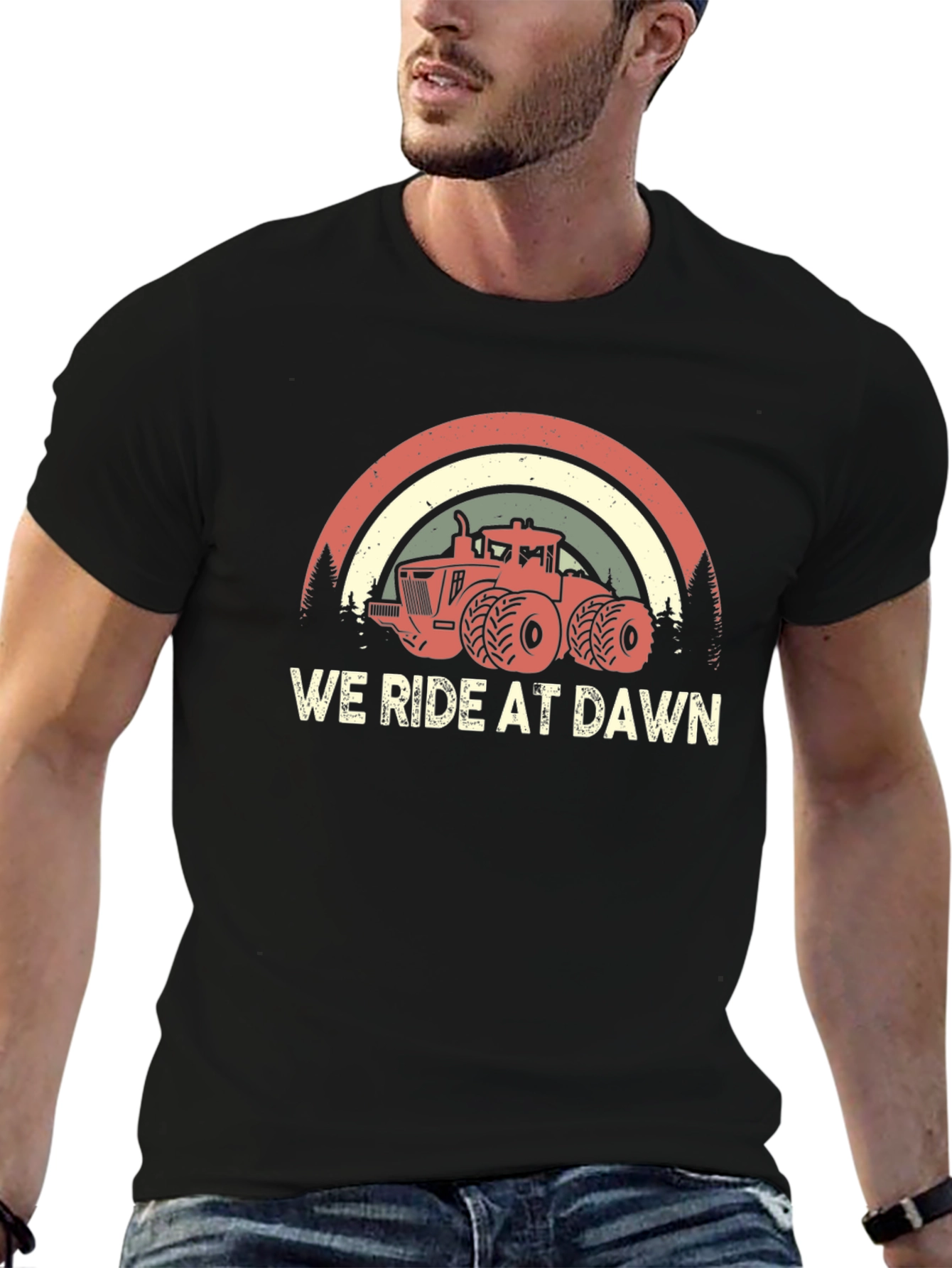 We Ride at Dawn Tractor Tee