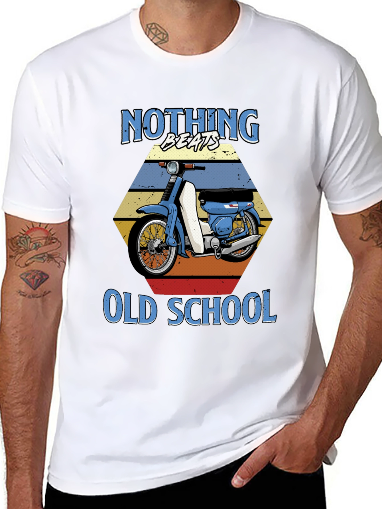 Nothing Beats Old School Motorcycle T-Shirt