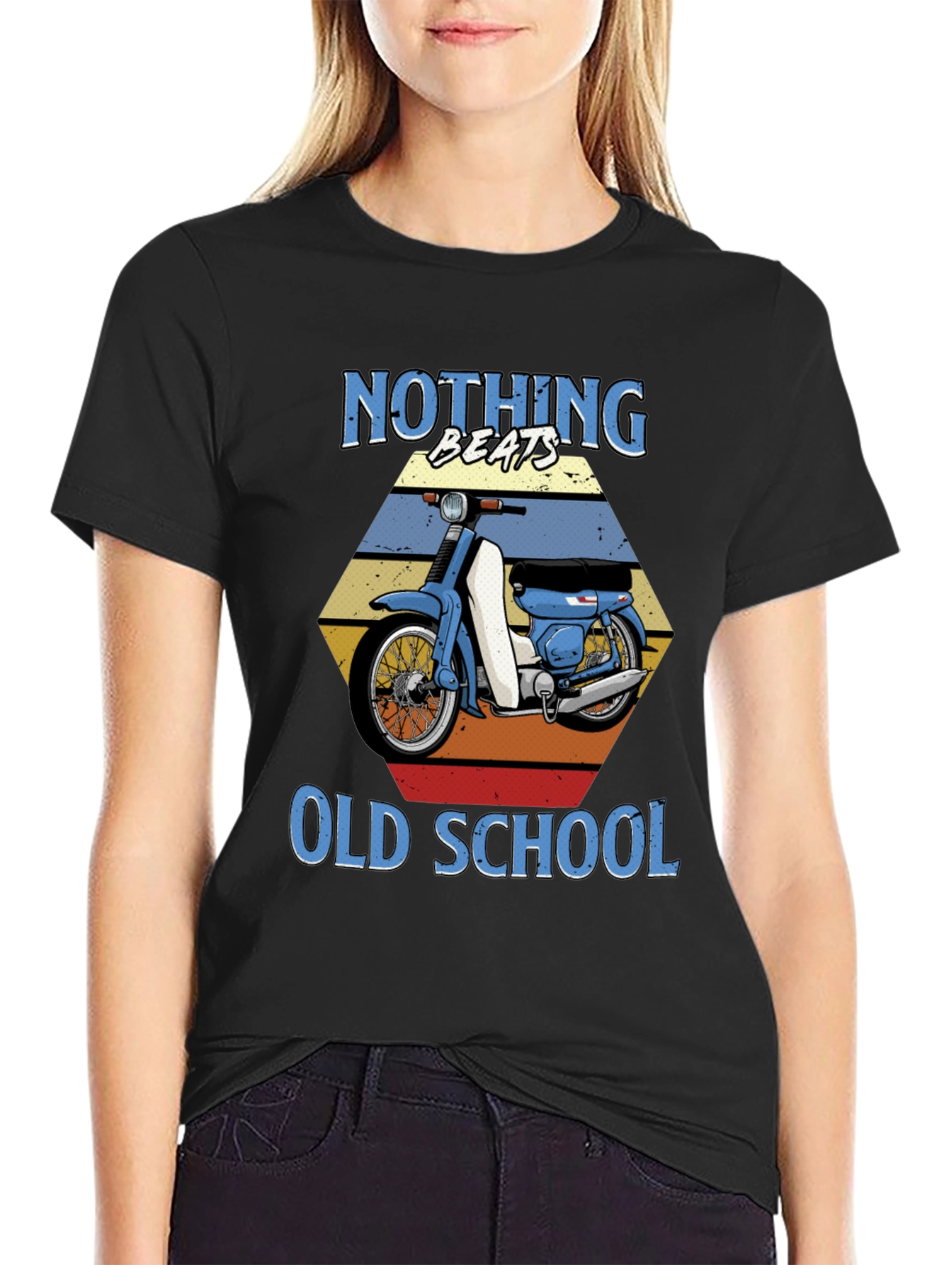 Nothing Beats Old School Motorcycle T-Shirt