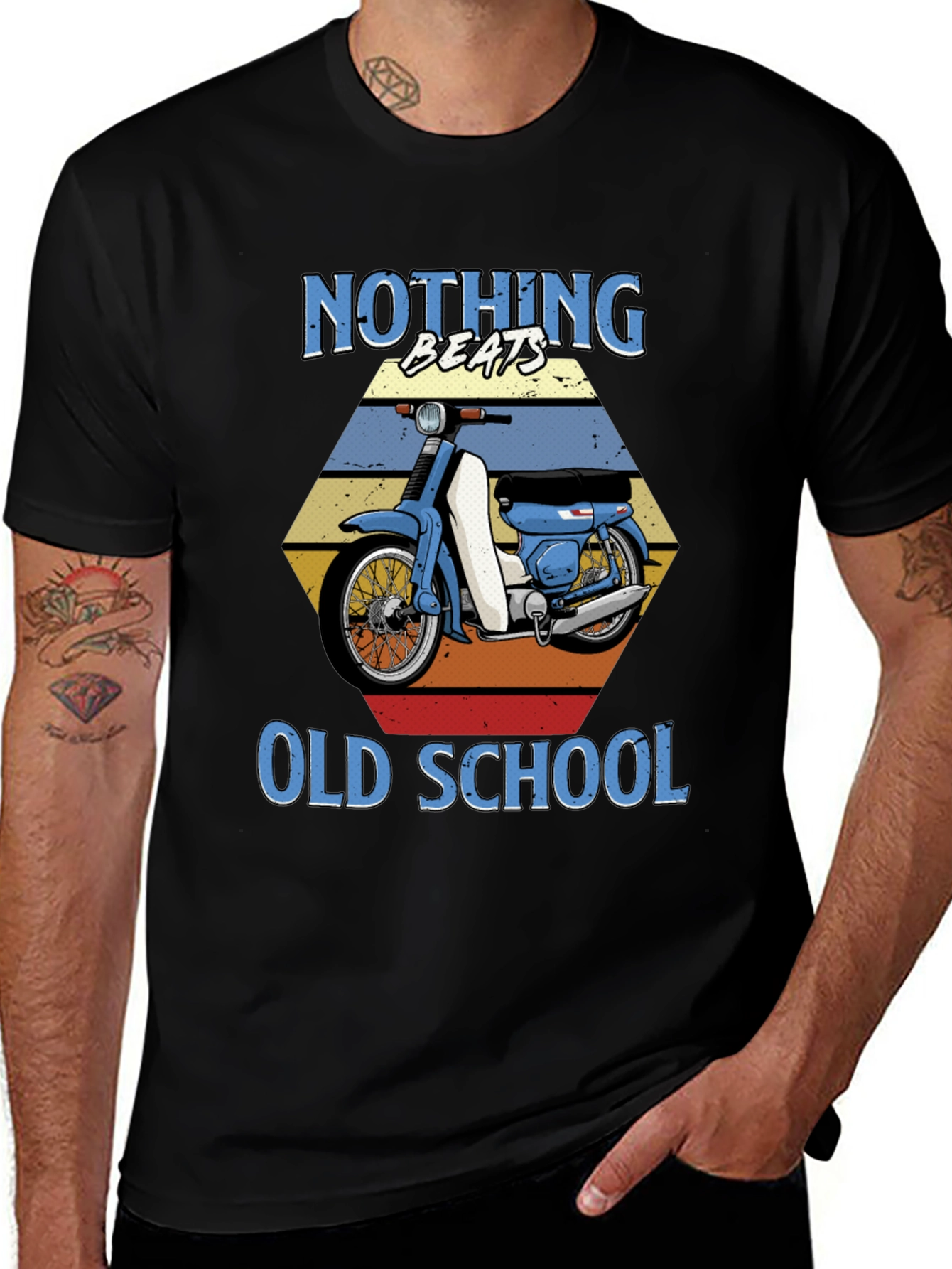Nothing Beats Old School Motorcycle T-Shirt