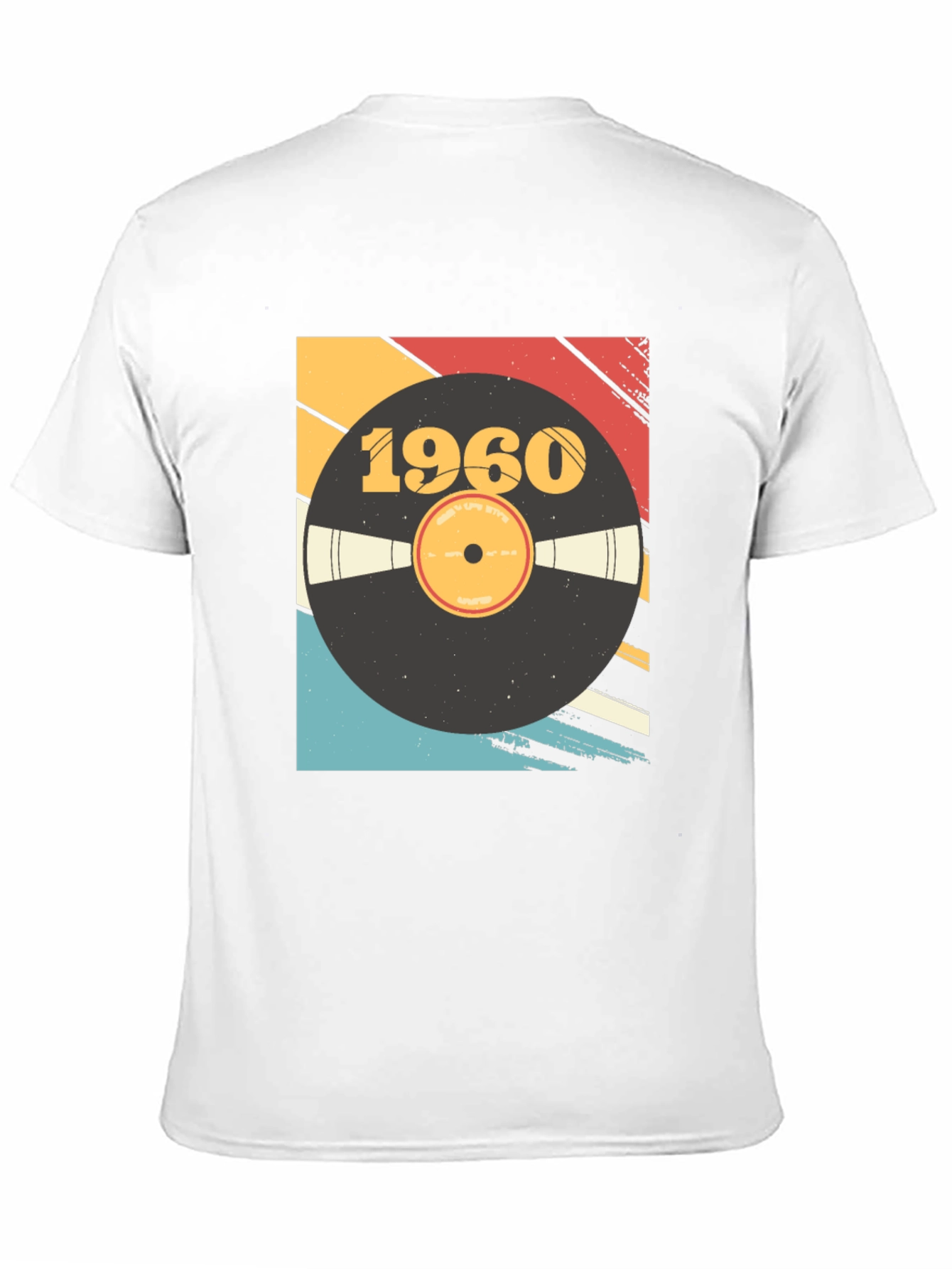 Retro 1960 Vinyl Record Graphic T-Shirt