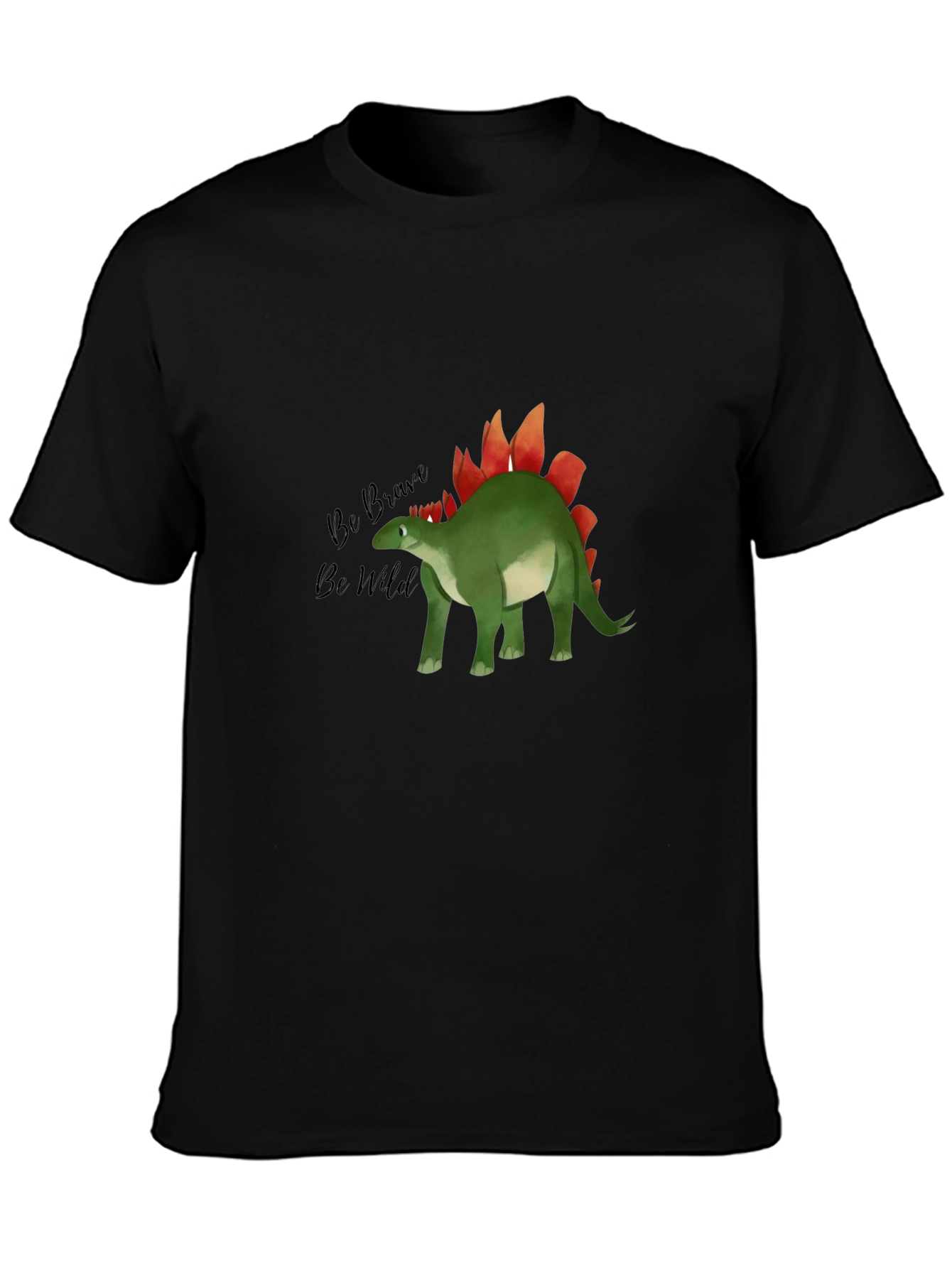 Be Brave Be Wild Dinosaur Graphic Tee