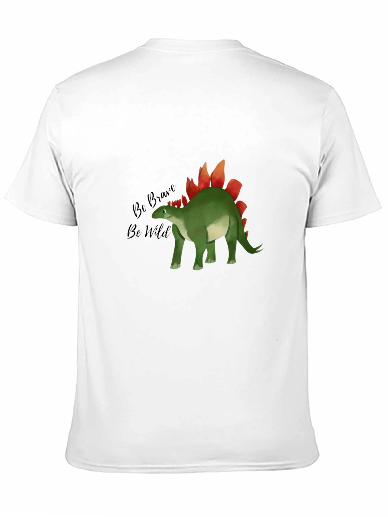 Be Brave Be Wild Dinosaur Graphic Tee
