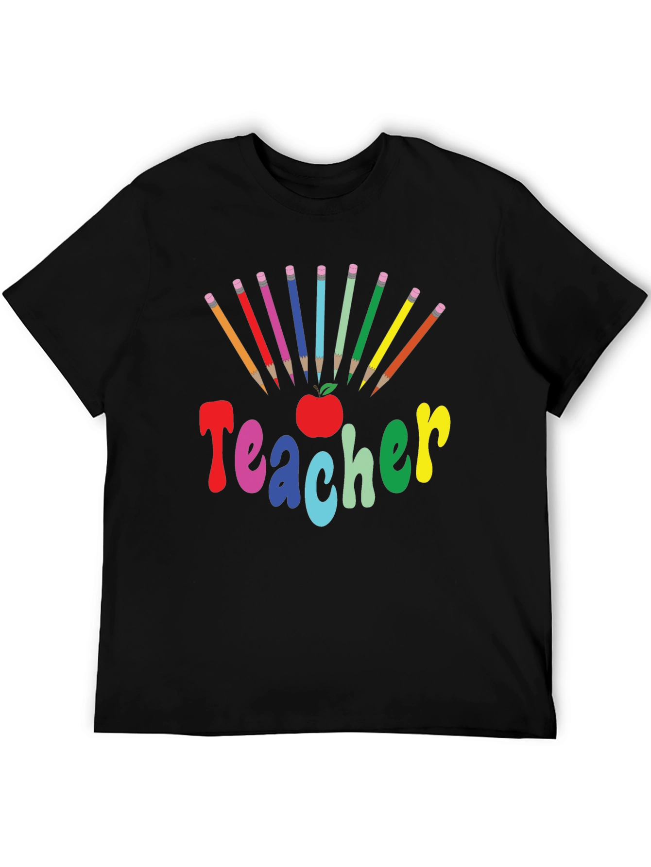 Teacher Colorful Graphic T-Shirt
