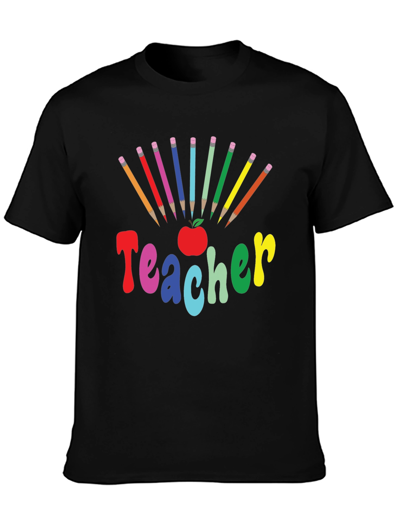 Teacher Colorful Graphic T-Shirt