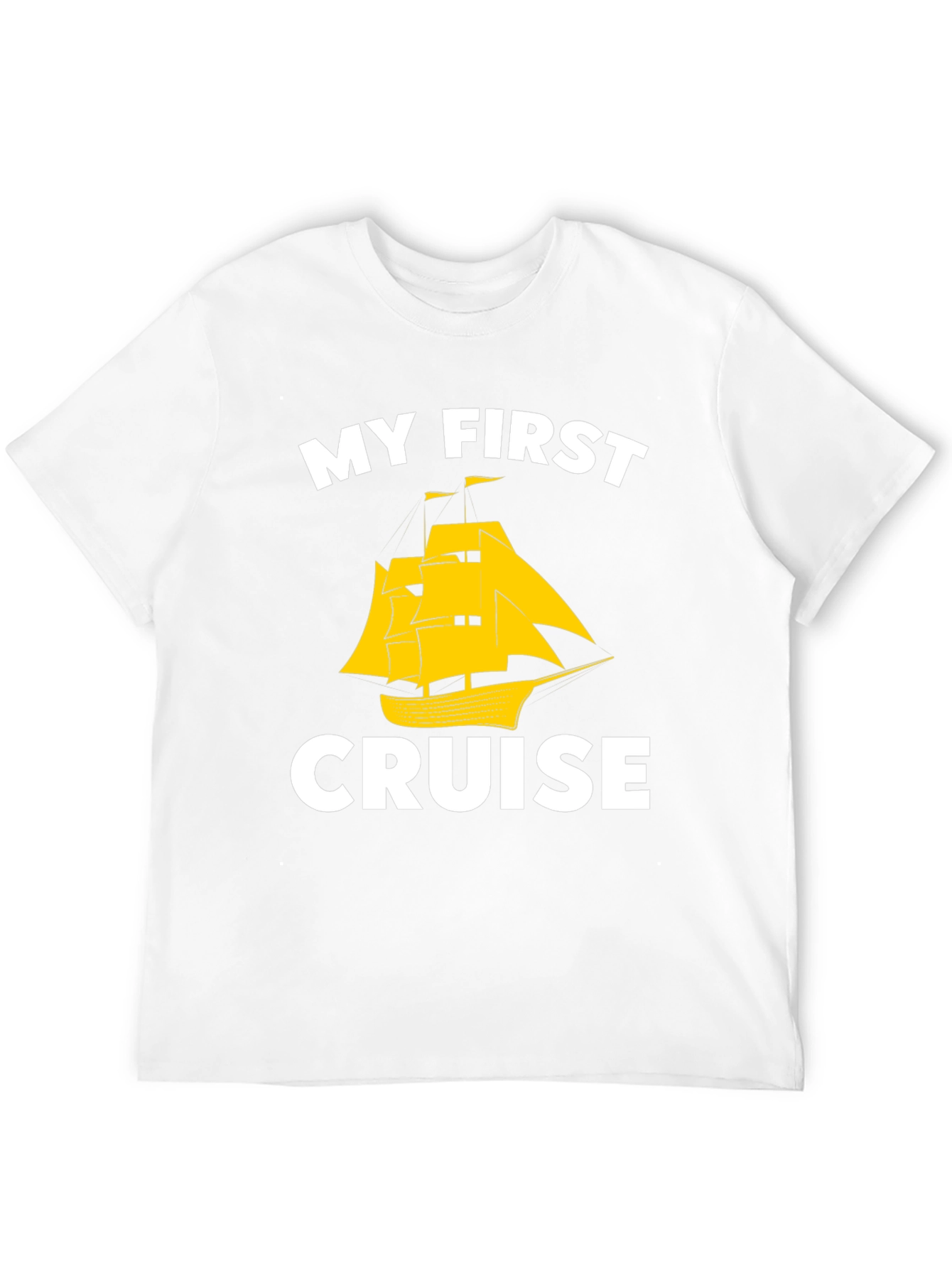 My First Cruise Black Graphic Tee