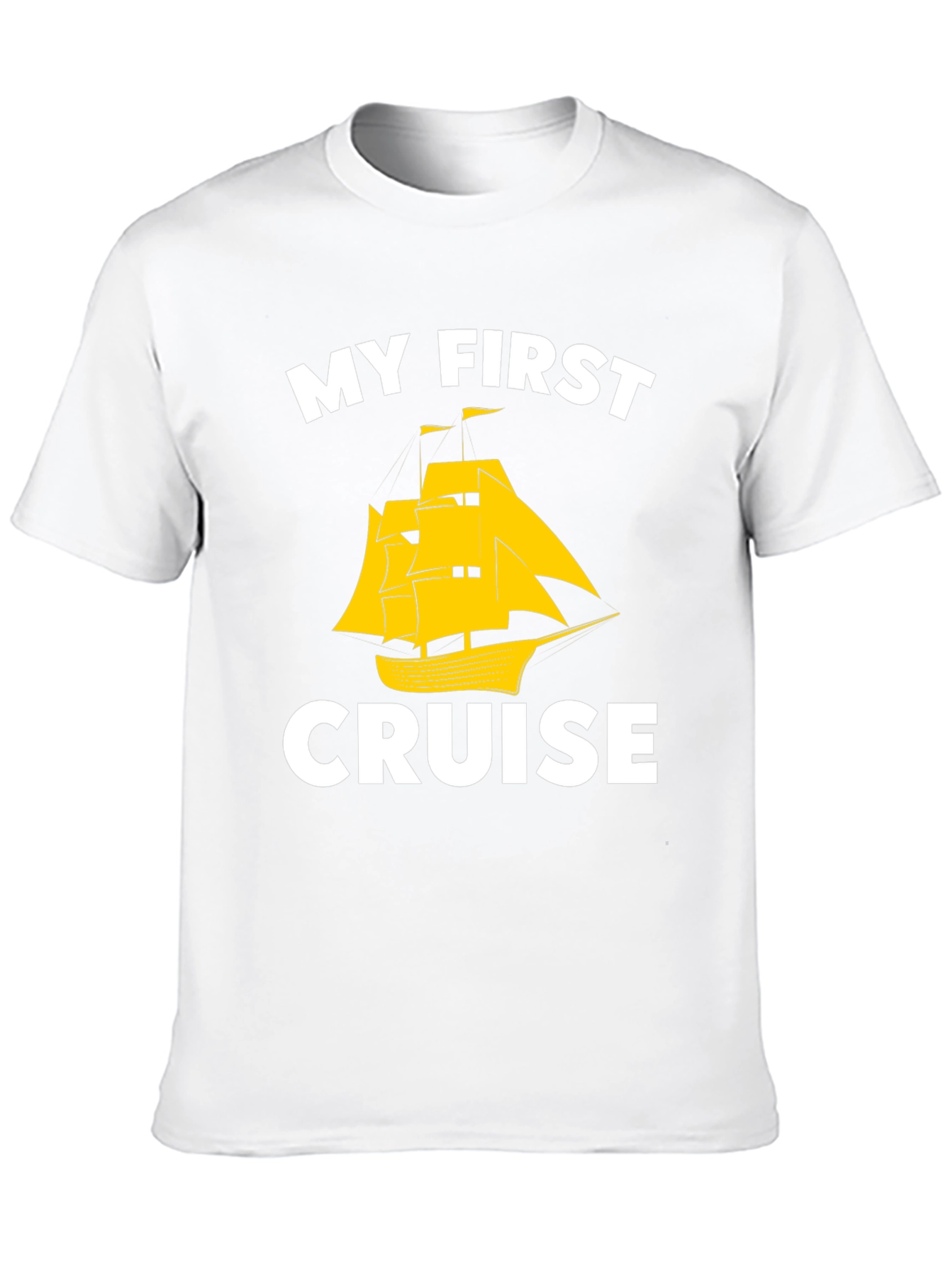 My First Cruise Black Graphic Tee