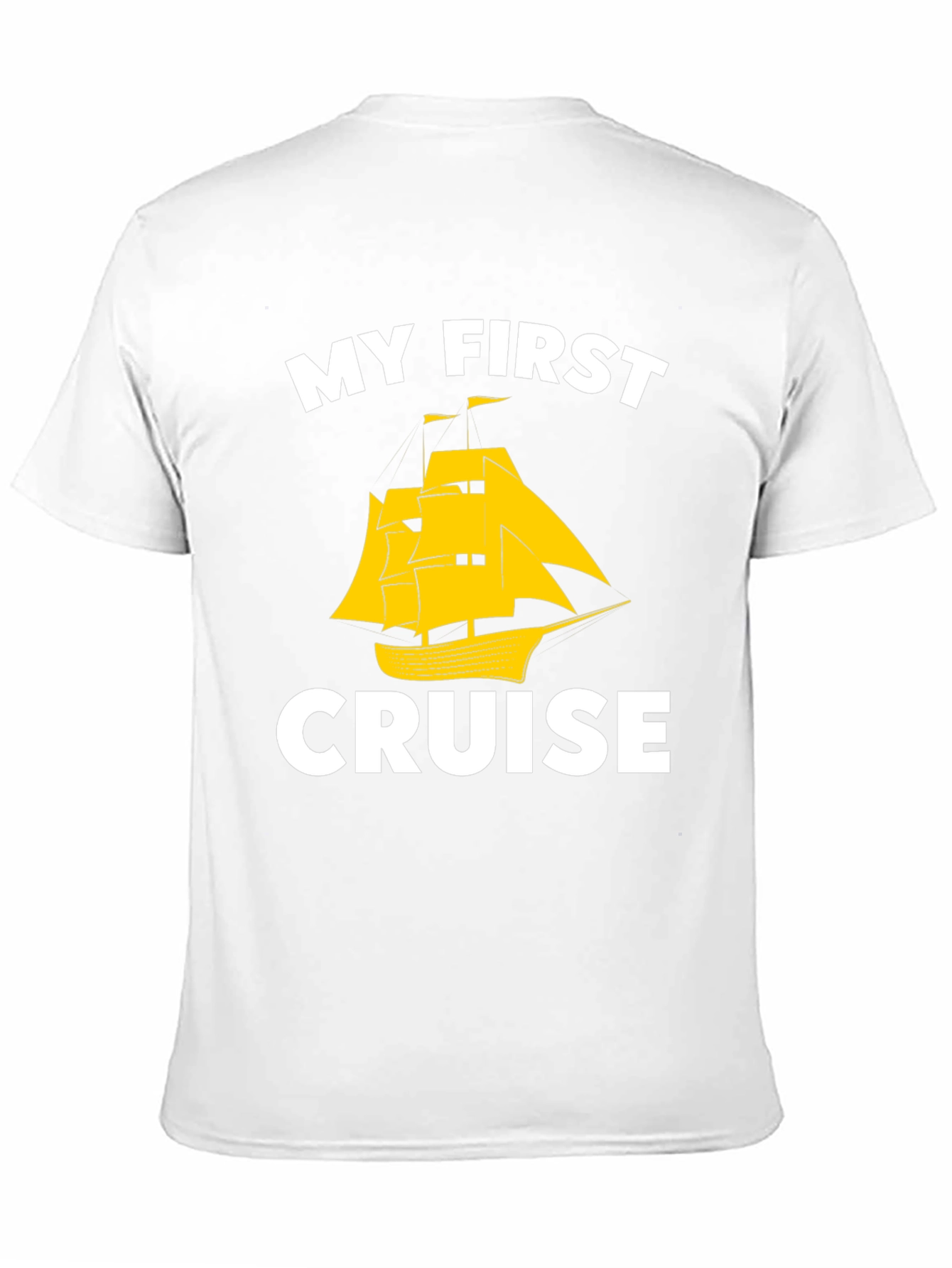 My First Cruise Black Graphic Tee