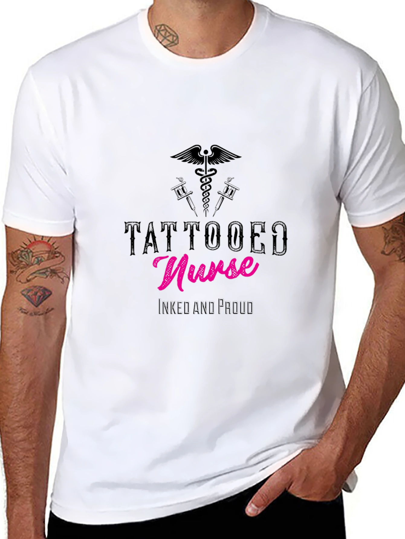 Tattooed Nurse T-Shirt - Inked and Proud