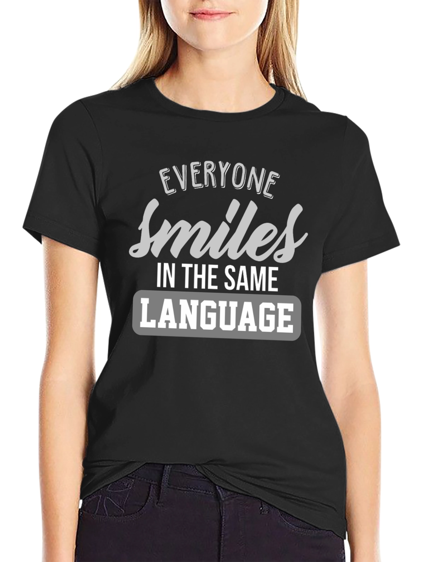 Everyone Smiles T-Shirt - Inspirational Message
