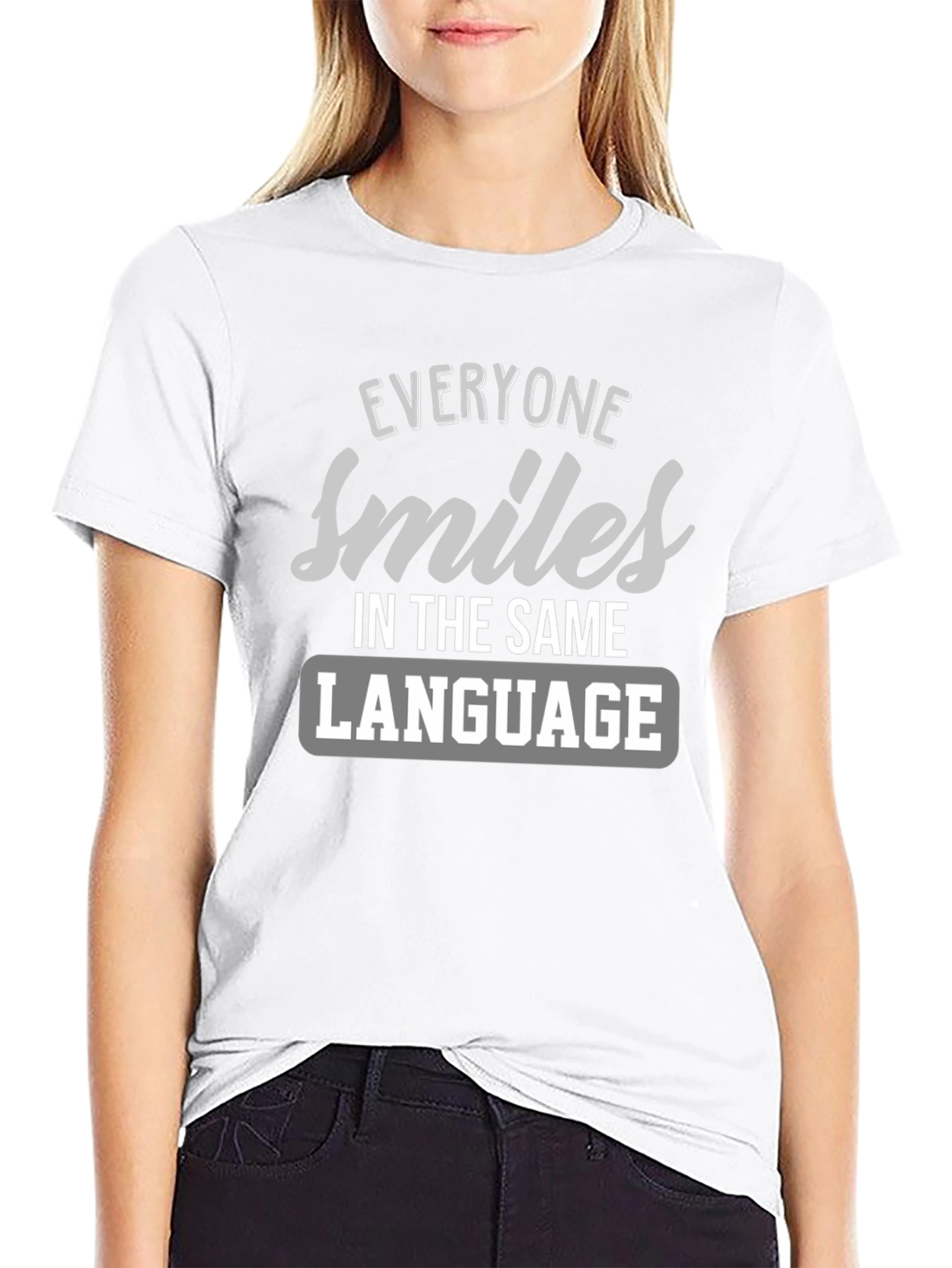 Everyone Smiles T-Shirt - Inspirational Message