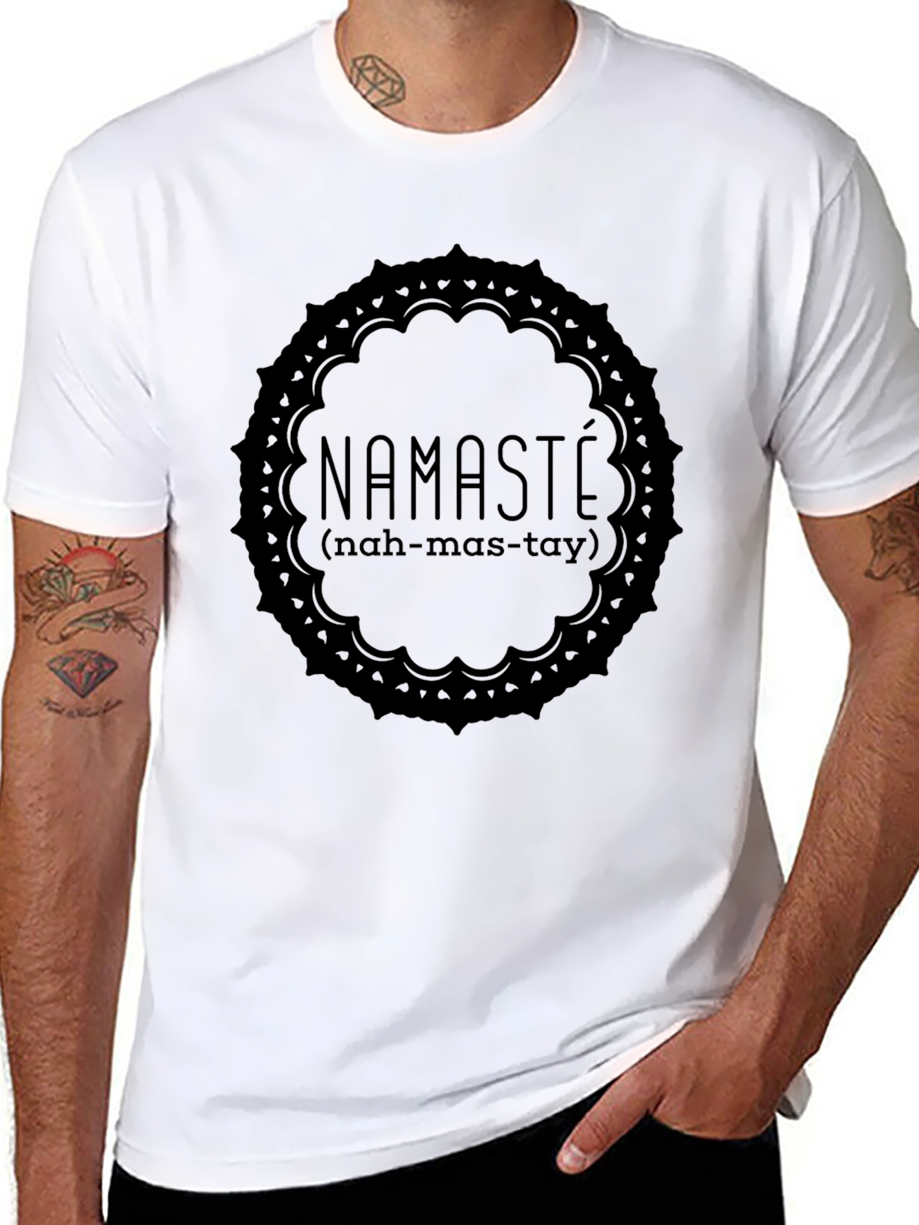 Namaste Graphic Tee - Yoga Inspired T-Shirt