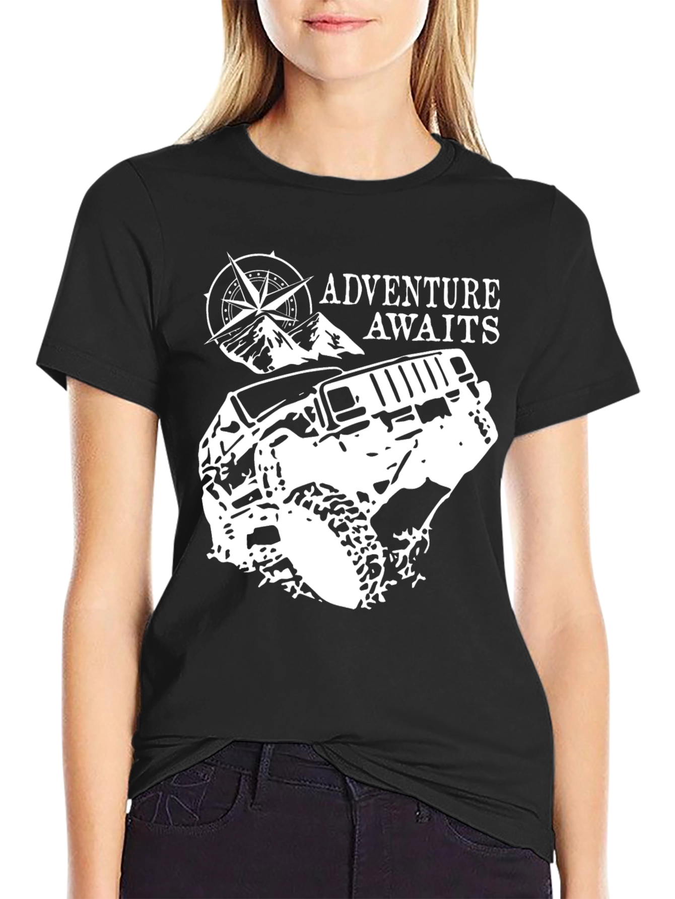 Adventure Awaits Jeep T-Shirt