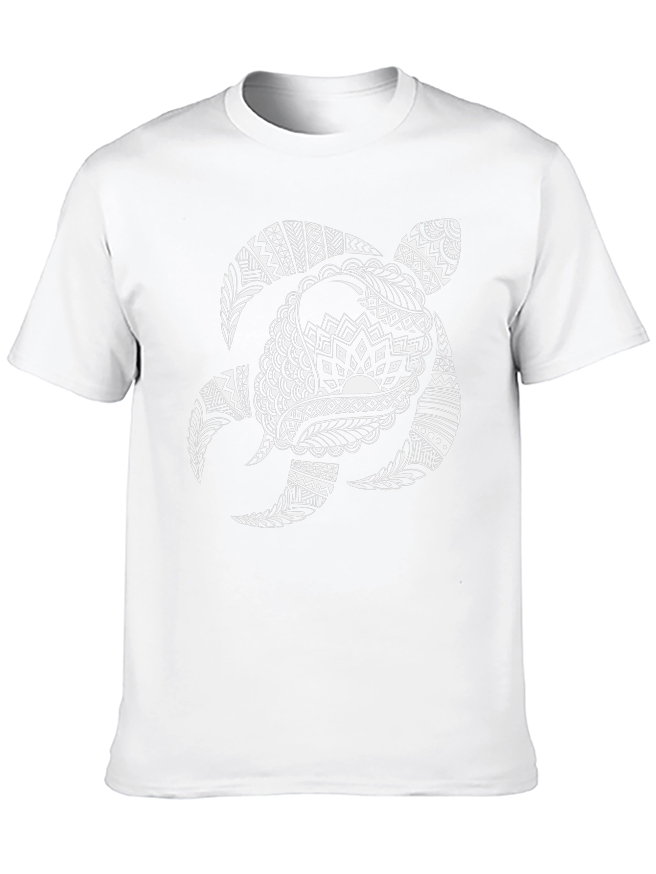 Tribal Turtle Graphic Print Tee