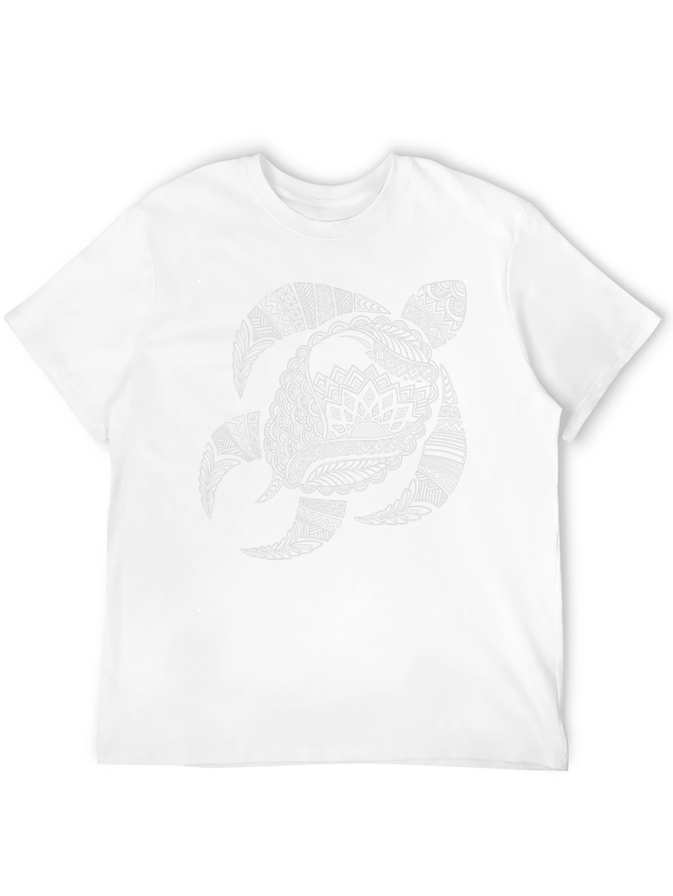 Tribal Turtle Graphic Print Tee