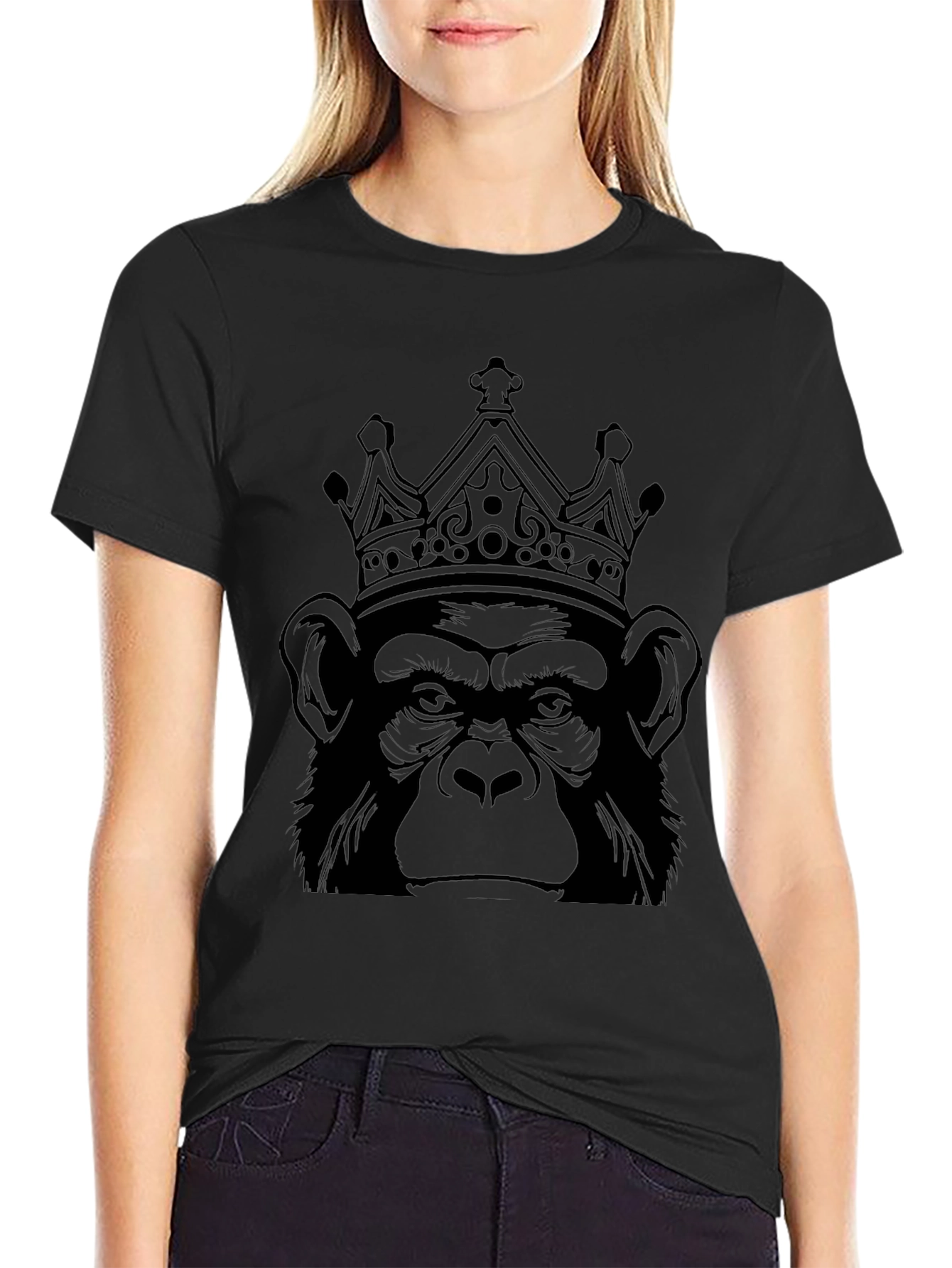 King Ape Graphic T-Shirt - Black