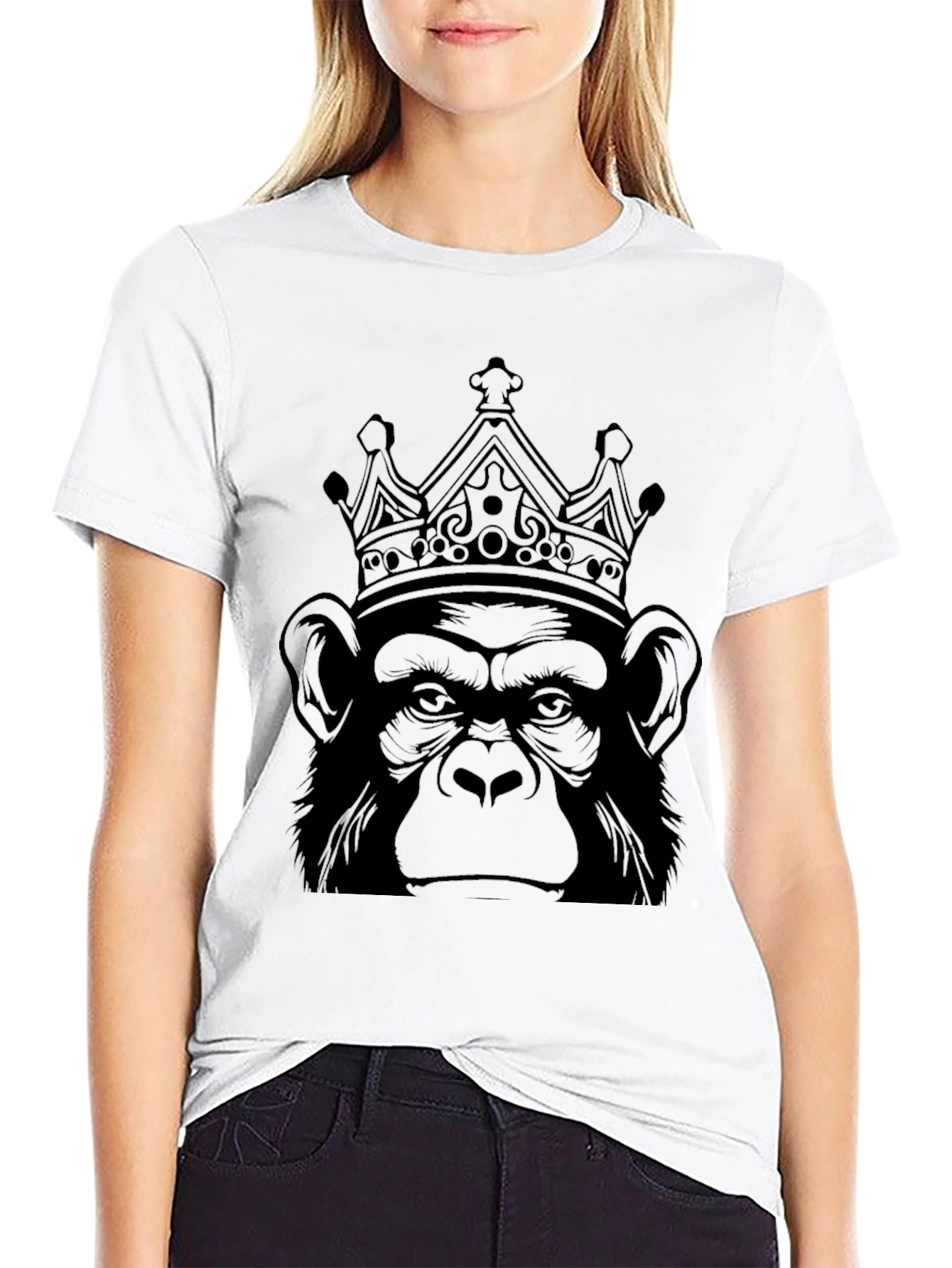 King Ape Graphic T-Shirt - Black